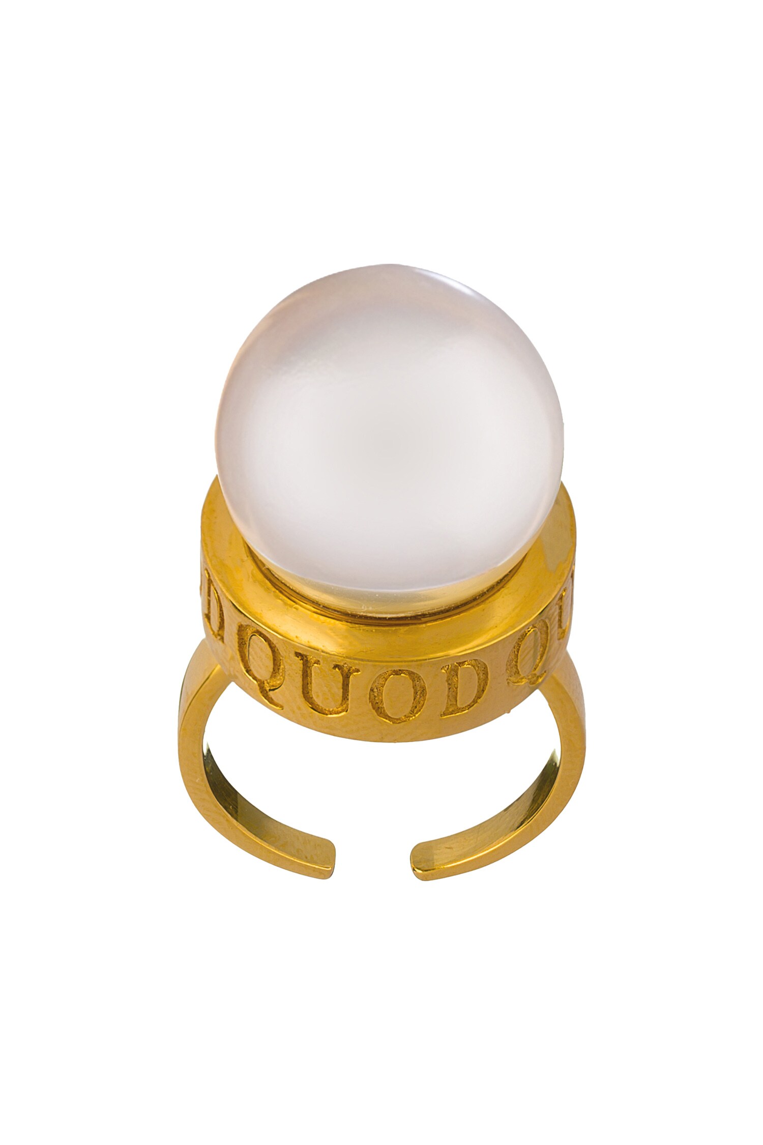 Buy Quod Monogram Bead Ring Online