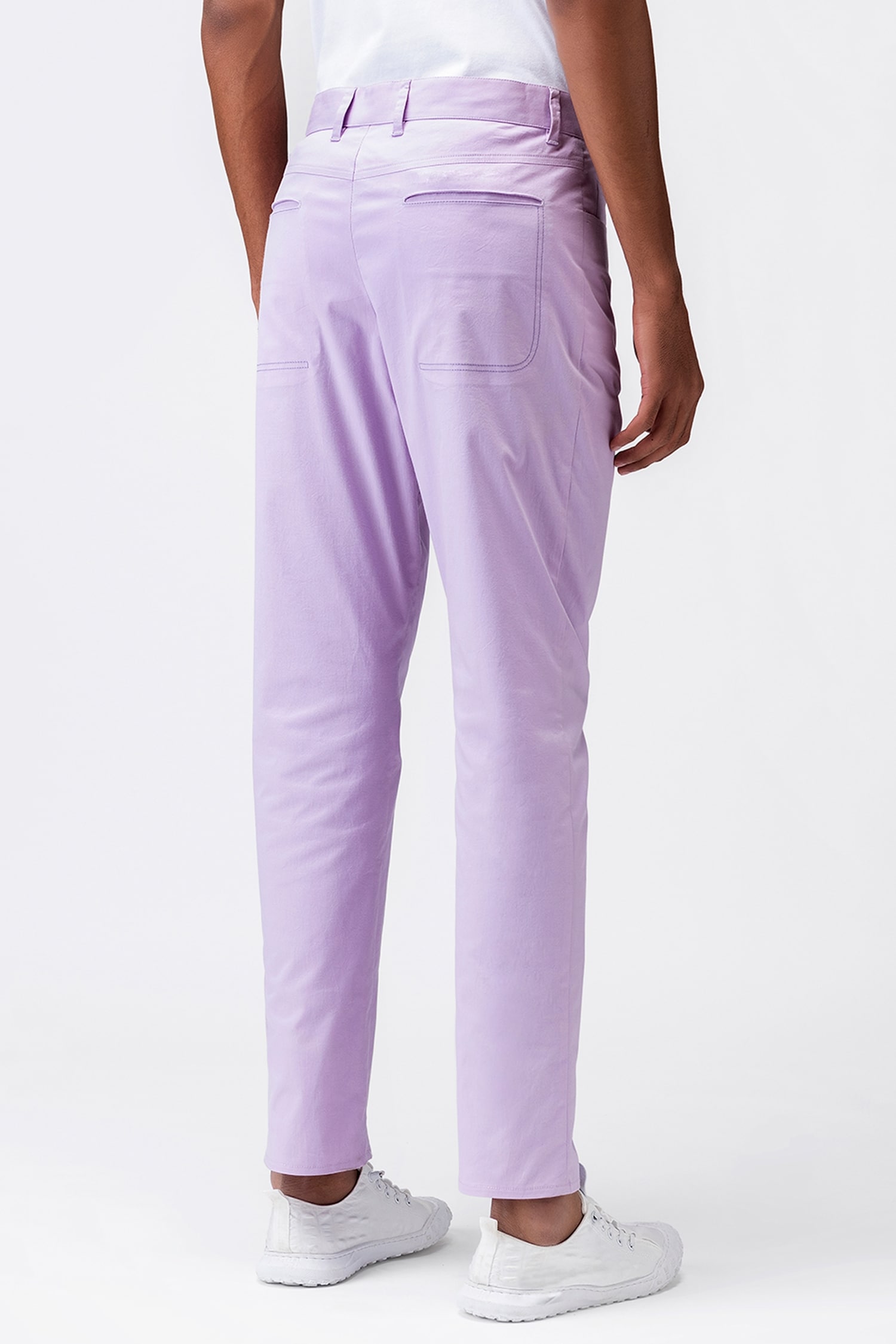 Relaxed Fit Lyocell suit trousers  Light purple  Men  HM IN