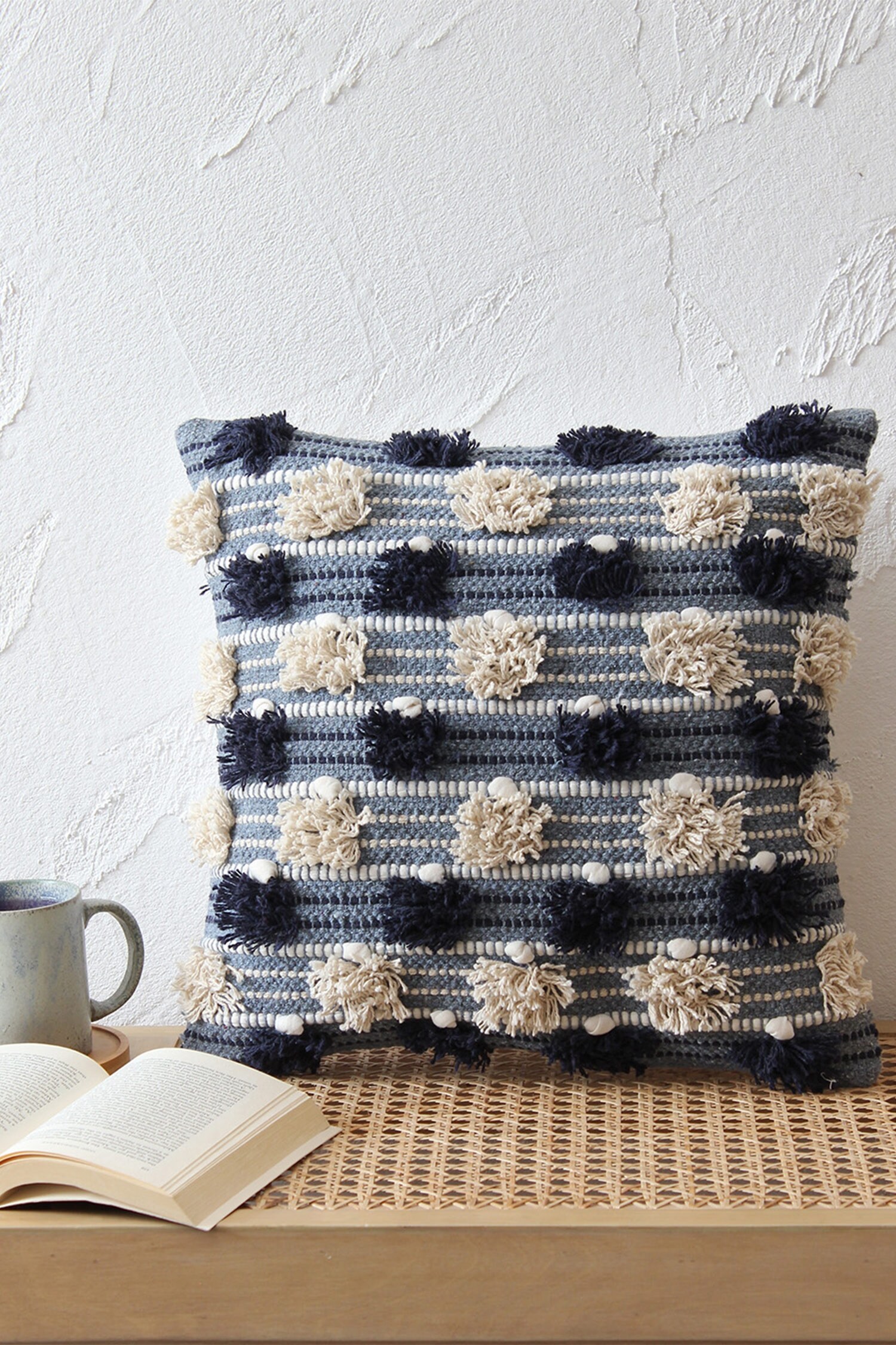 Buy House This Reshe Fringed Cushion Cover Online Aza Fashions