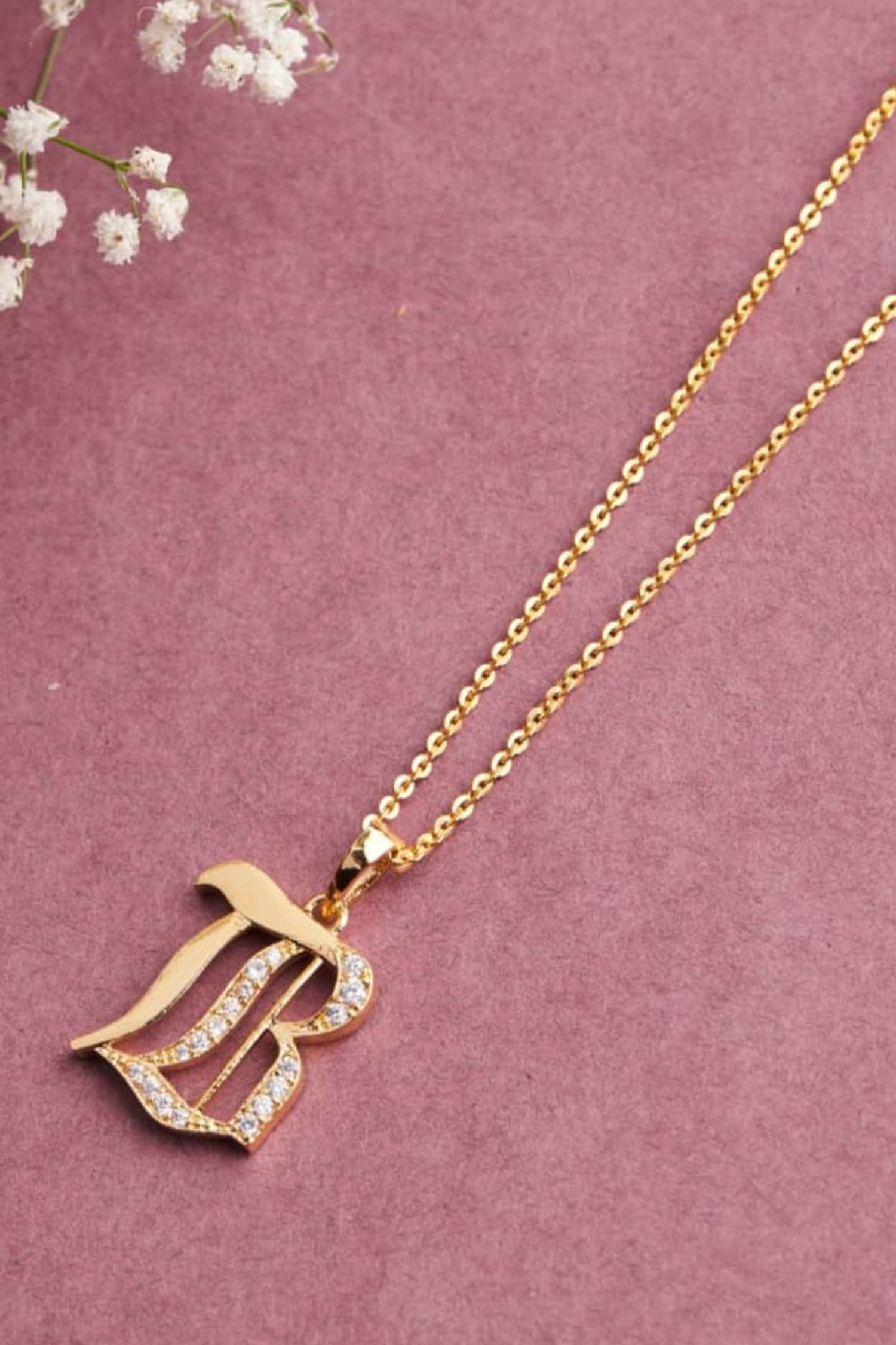 14K GOLD J INITIAL NECKLACE
