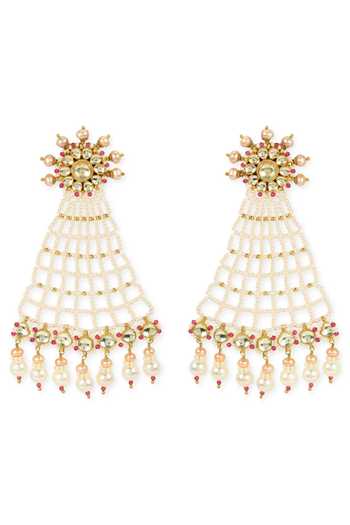 Buy HeerHouse Of Jewellery Patrani Embellished Earrings Online Aza