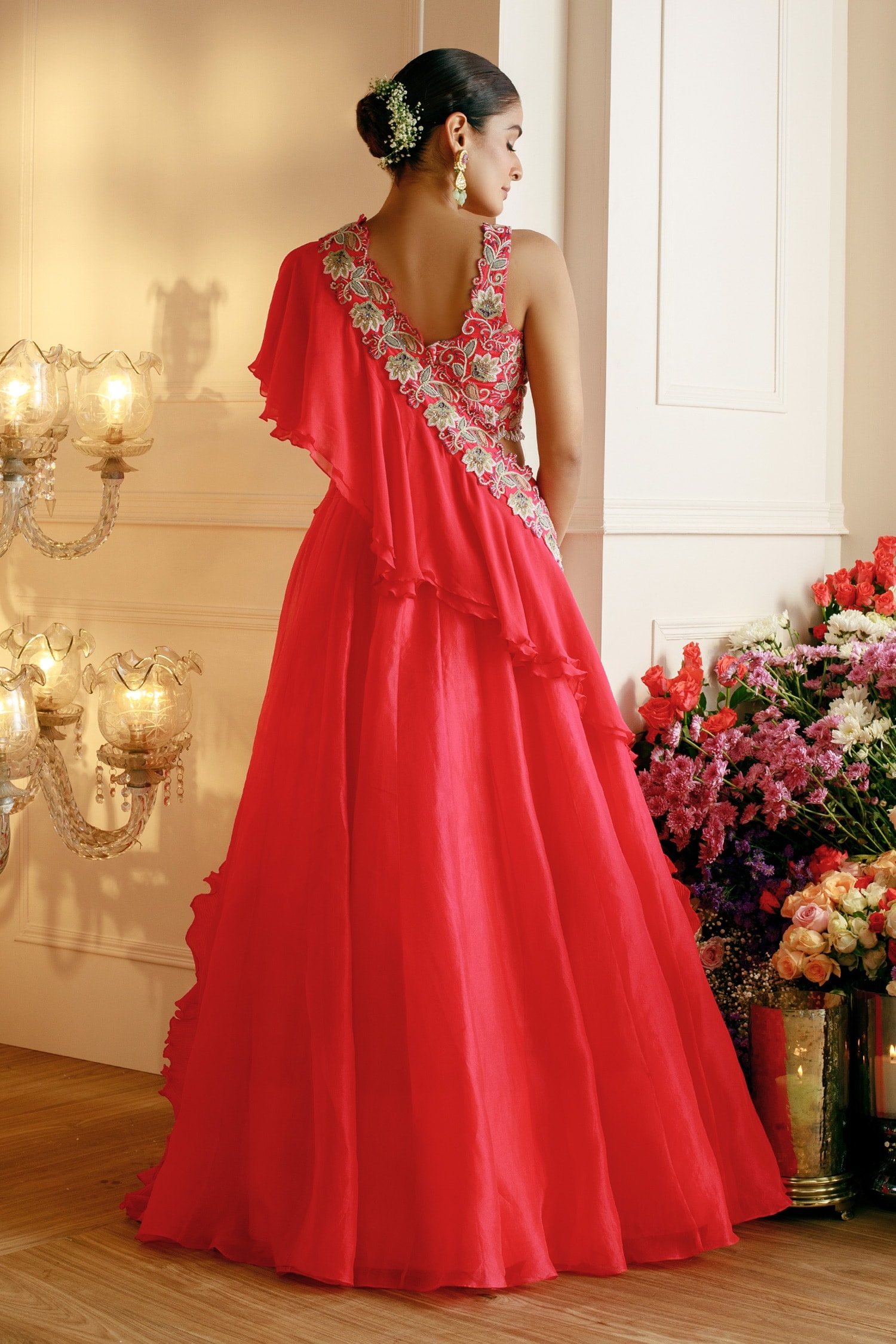 Red Quinceanera Dresses With Cape Ball Gown Sweetheart Lace Beading Party  Princess Sweet 16 Dress Tulle Lace-Up Backless - AliExpress