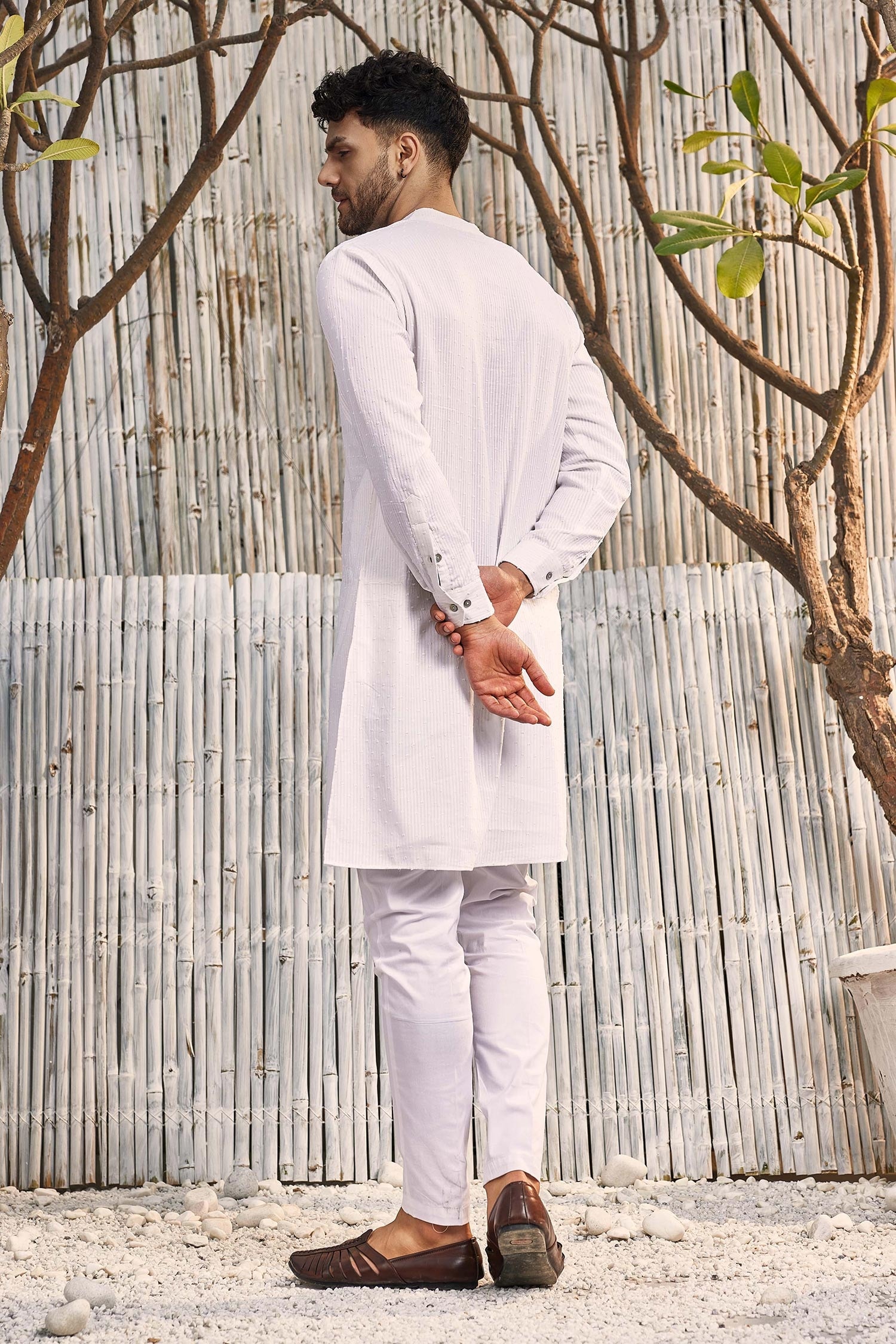 Buy Charkhee Off White Solid Straight Kurta And Salwar Set Online  Aza  Fashions