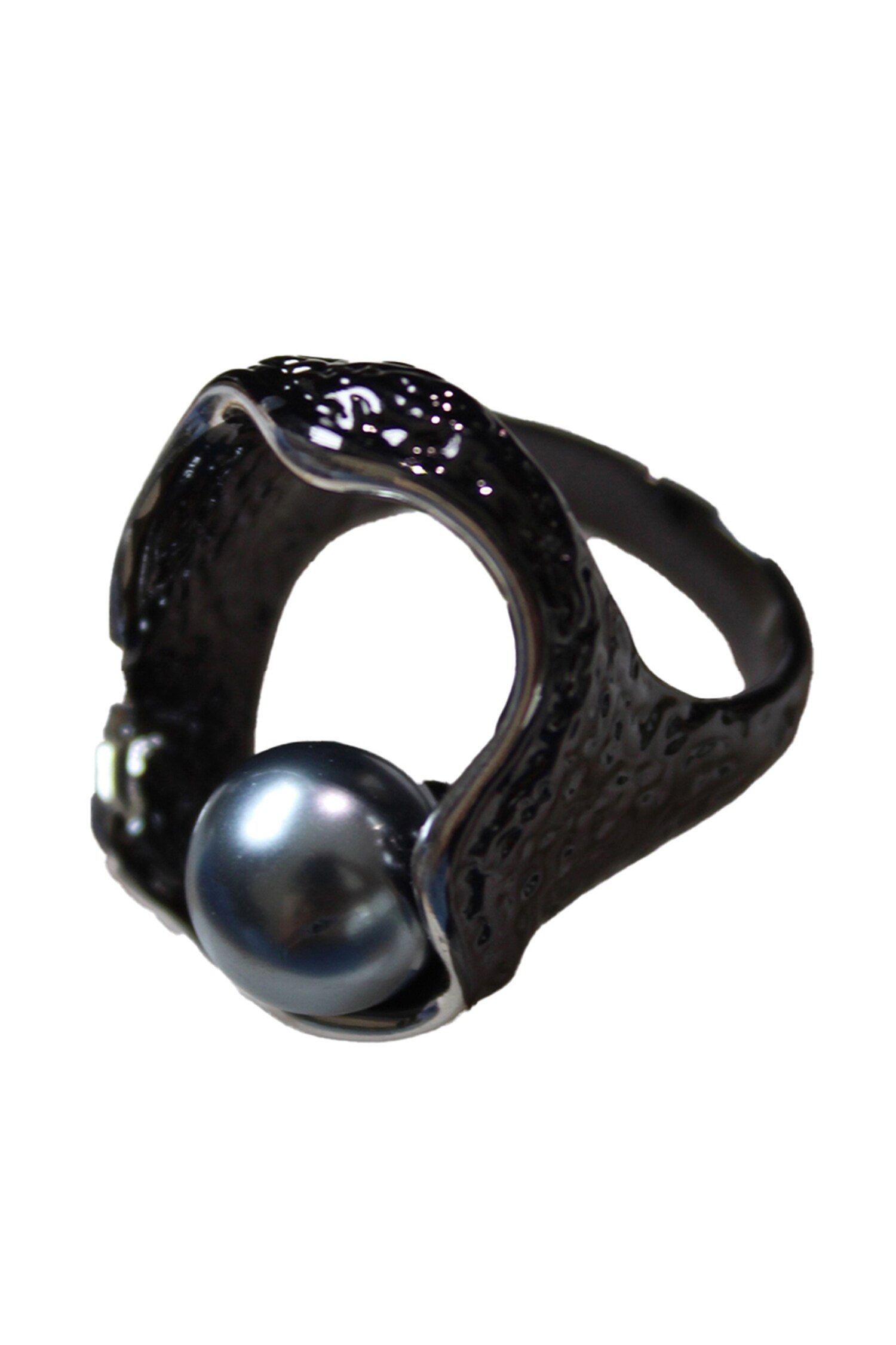 Buy The Jewel Factor Pearl Cave Ring Online | Aza Fashions