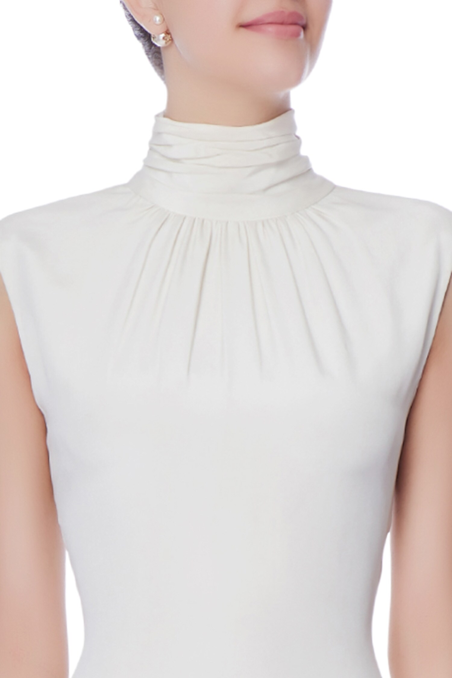 high neck gown pattern