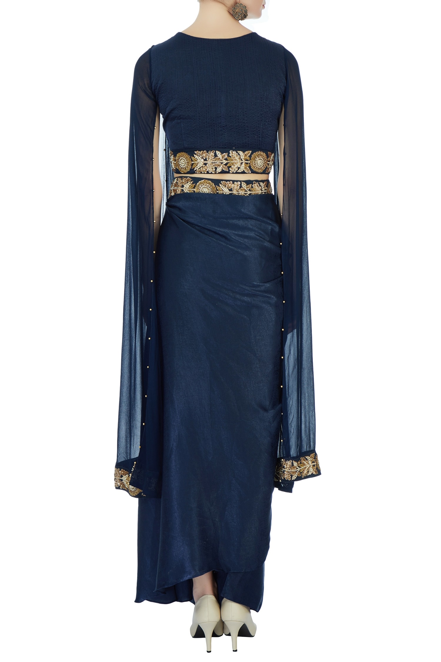 draped saree skirt