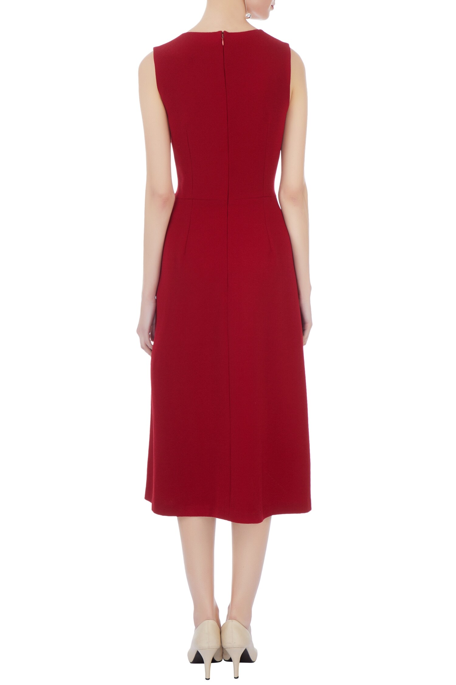 Buy Embroidered Midi Dress by Gauri & Nainika at Aza Fashions