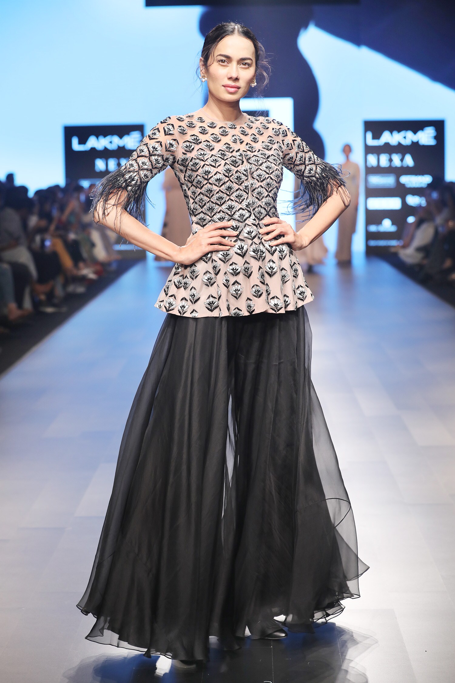 ethnic peplum blouse