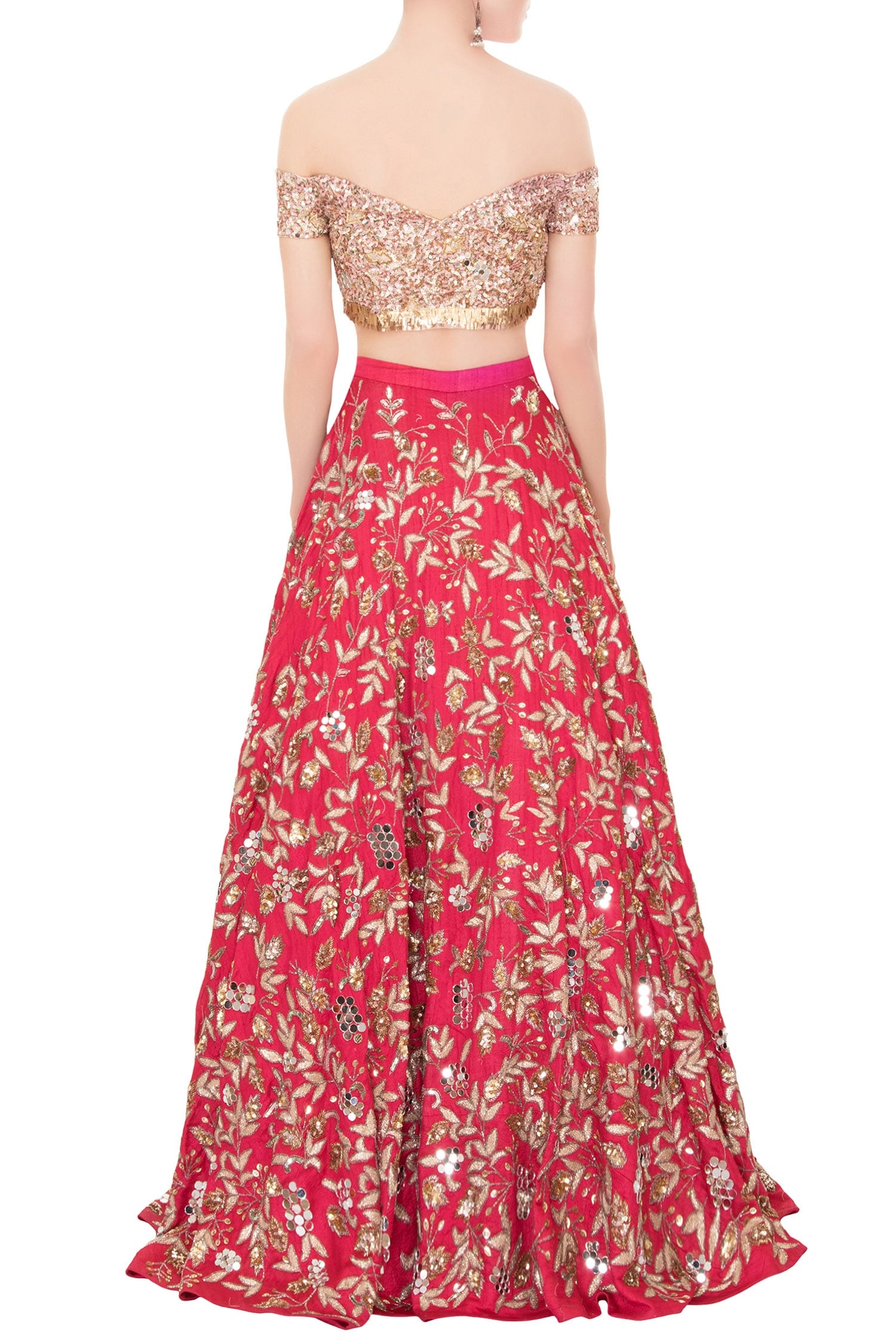 Buy Mani Bhatia Embroidered Lehenga Set Online | Aza Fashions