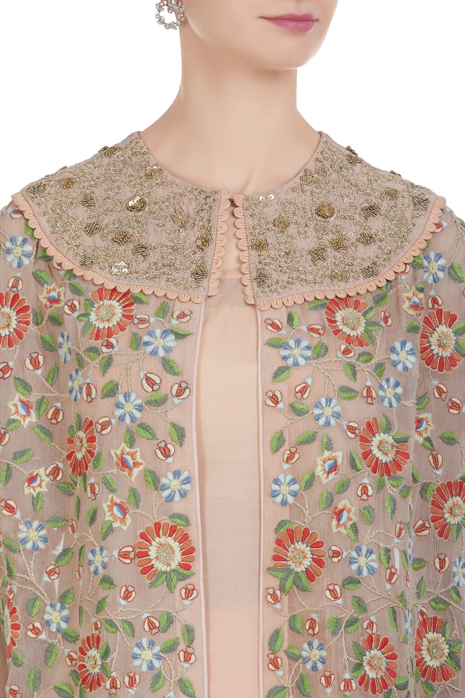 Buy Embroidered Jacket & Kurta Set by Petticoat Lane by Divya at Aza