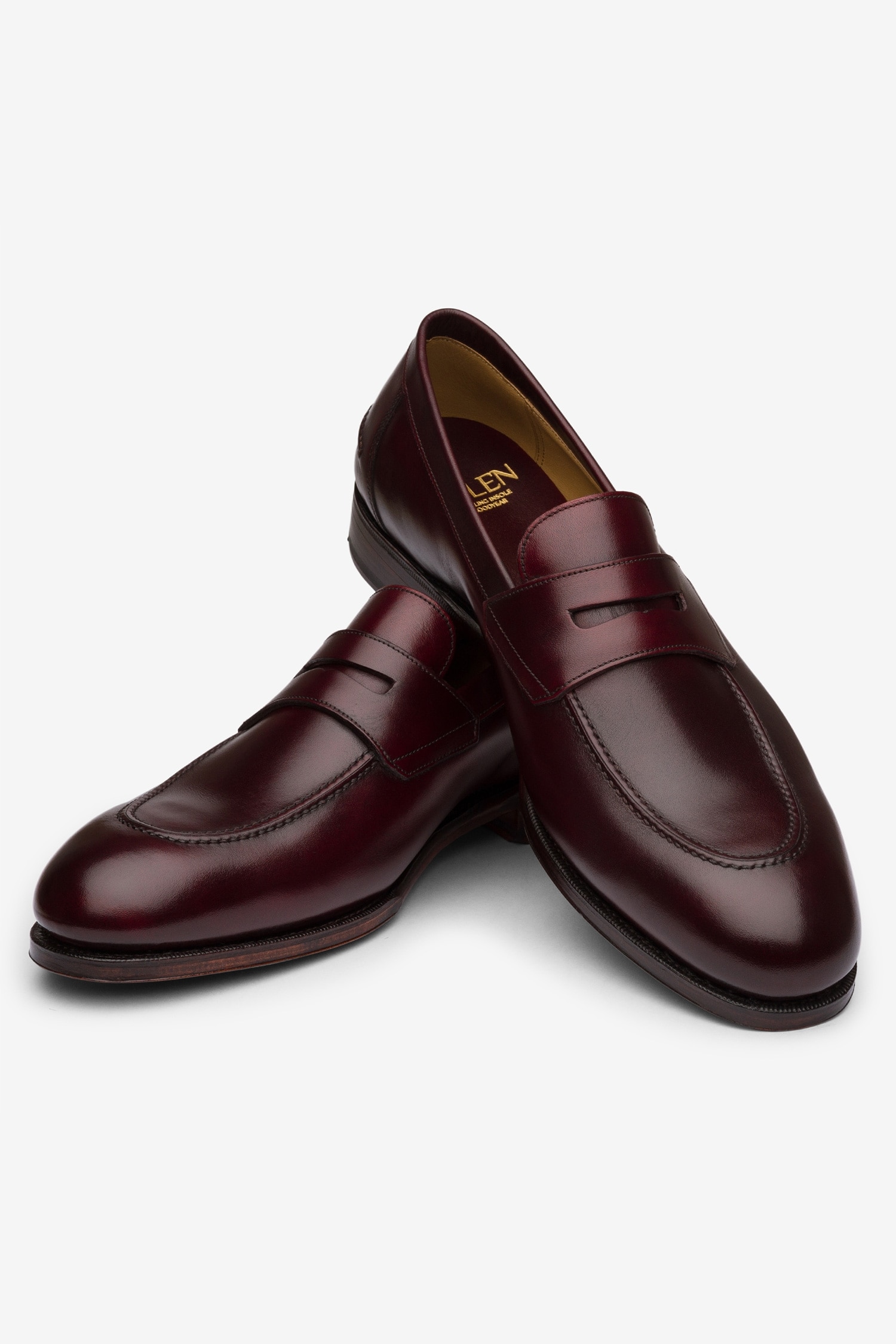 Buy Maroon Utip Penny Loafers For Men by Bridlen Online at Aza Fashions.