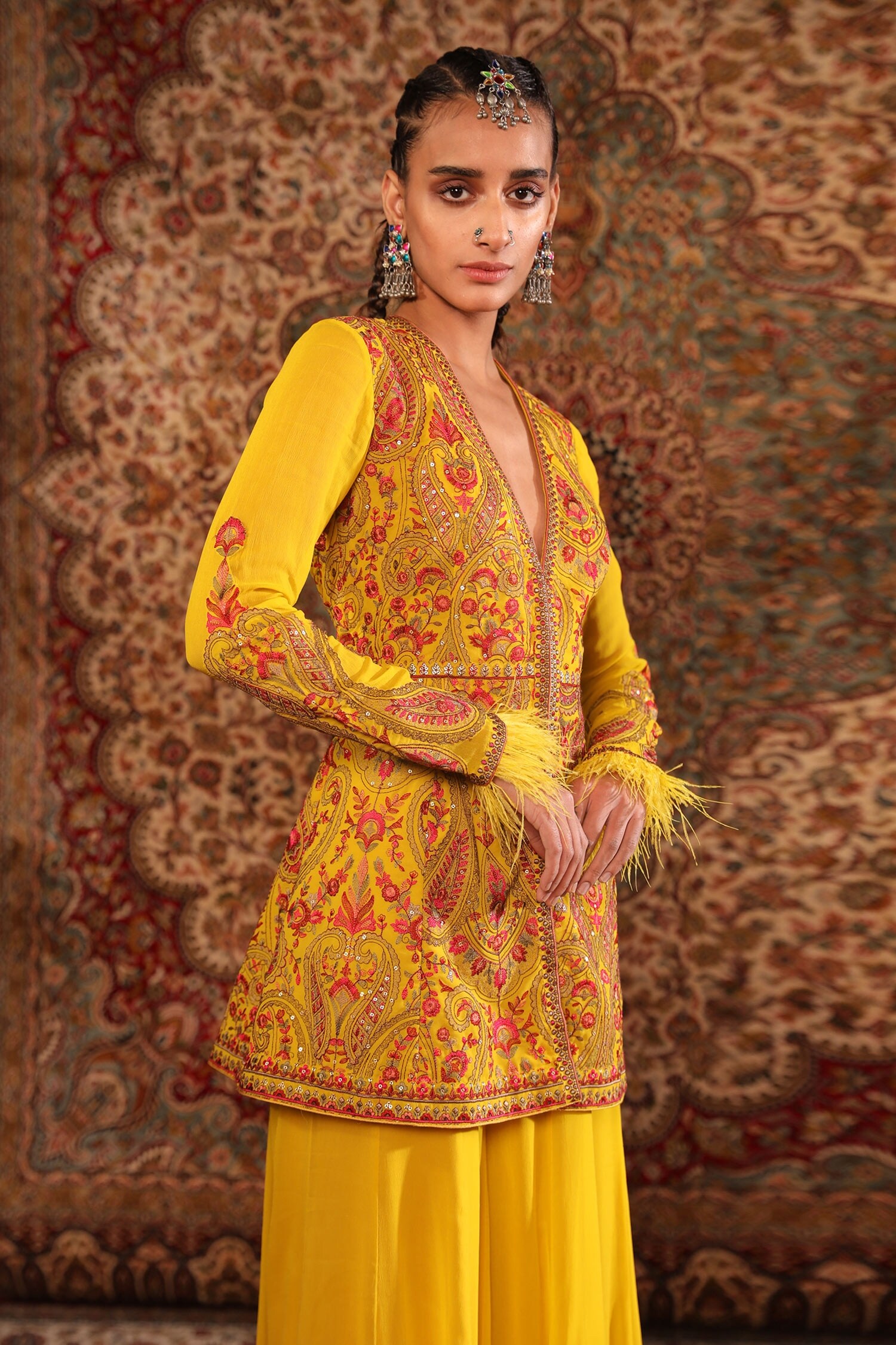 Jamawar sharara clearance designs