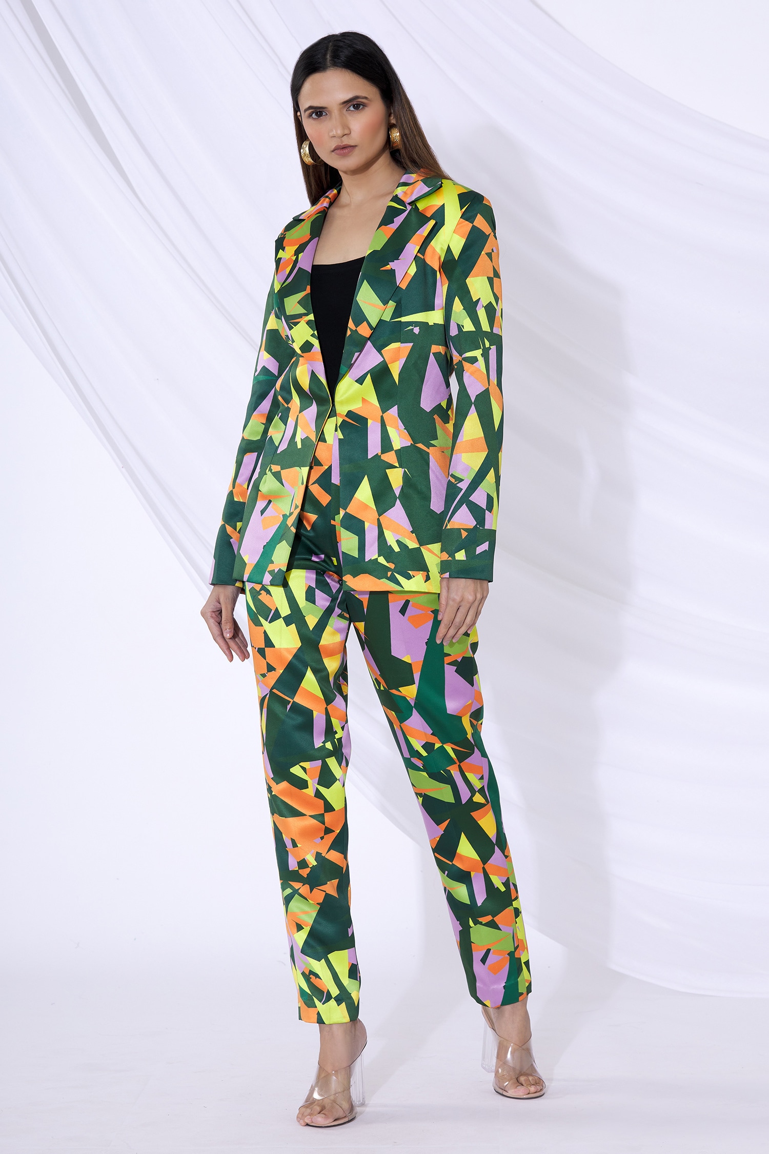 TIARA African Print Ankara Blazer Trouser Suit - Naborhi