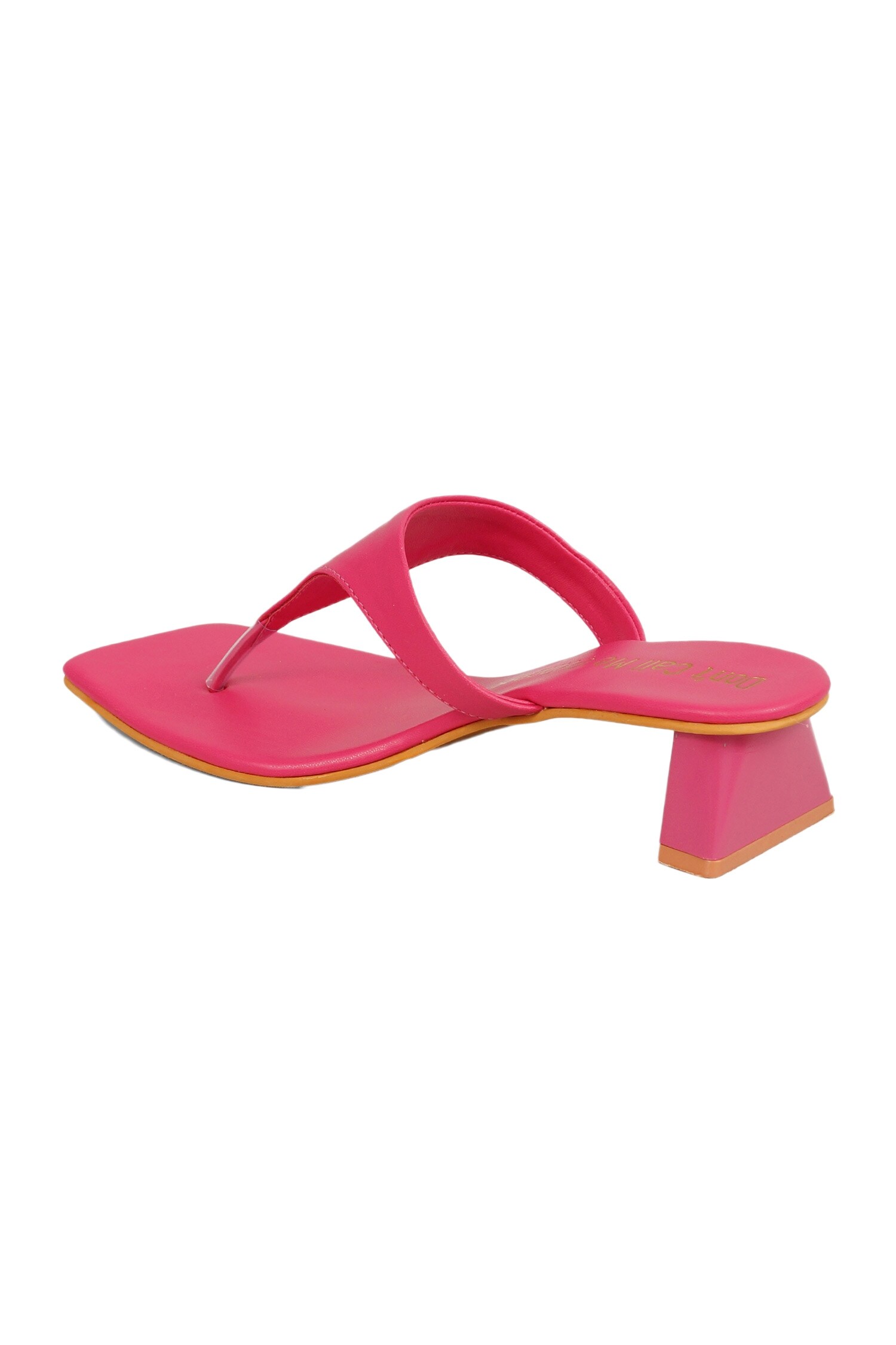 Buy Don't Call Me Princess Pink Vegan Leather Tstrap Kitten Heels