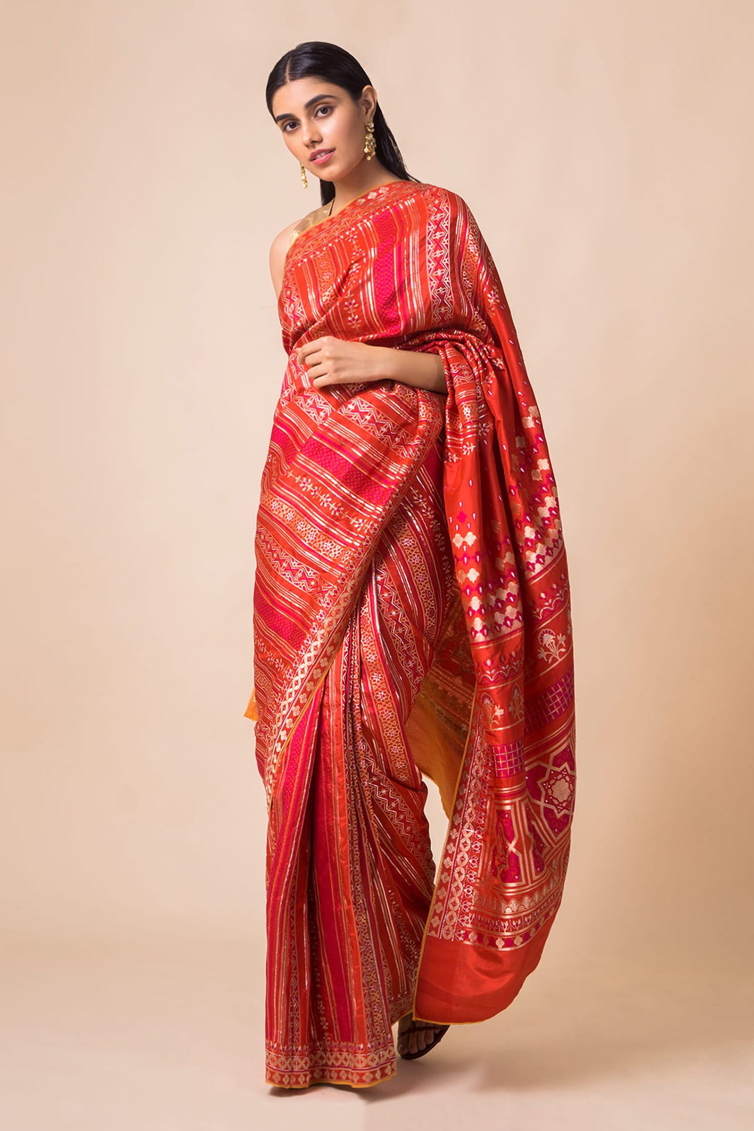 Buy Handwoven Banarasi Silk Saree By Ekaya At Aza Fashions