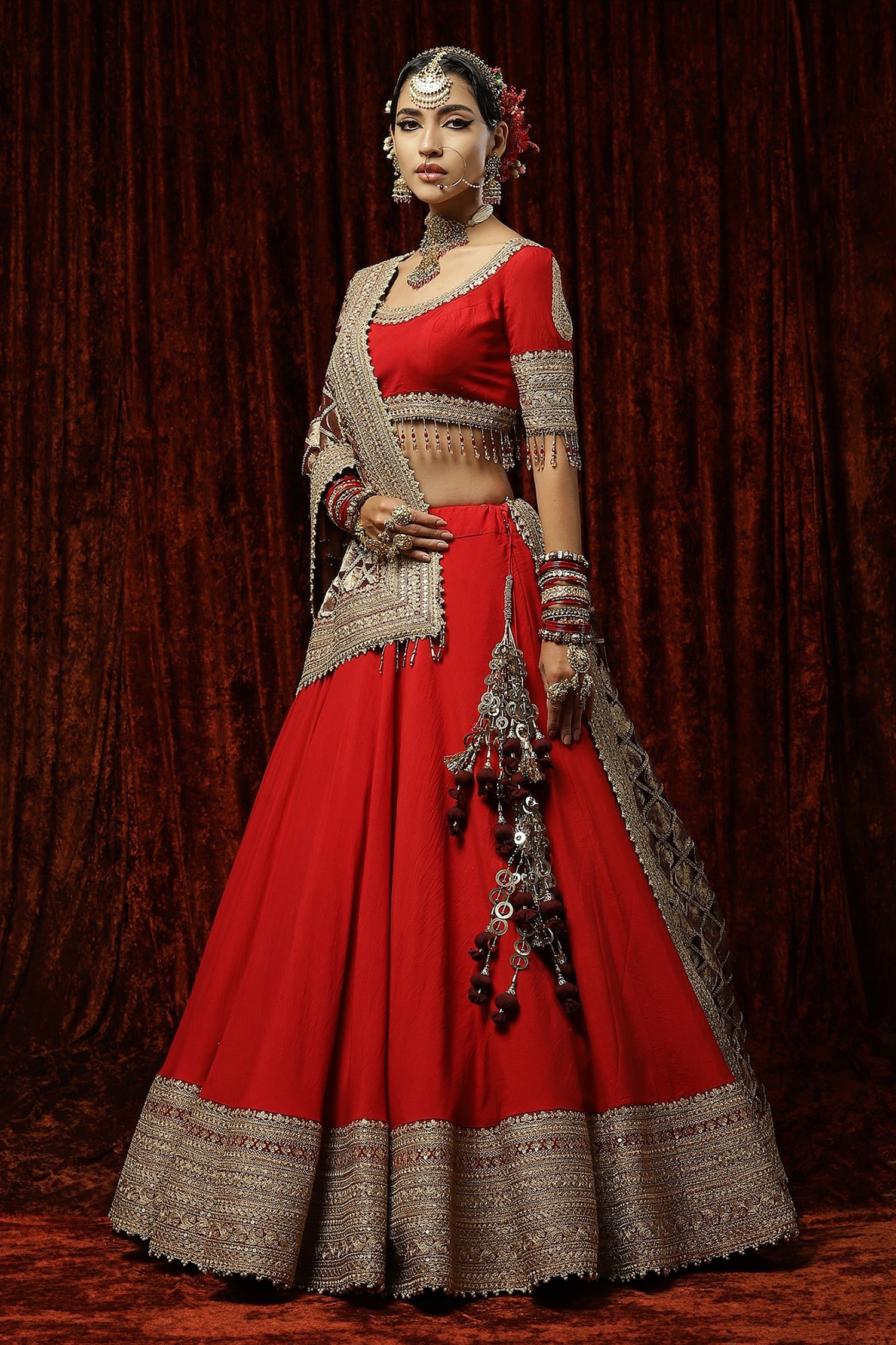 This Red Sabyasachi Lehenga Is The Latest Fad Among Brides & We're Loving  It | Latest bridal lehenga designs, Indian bridal outfits, Latest bridal  lehenga