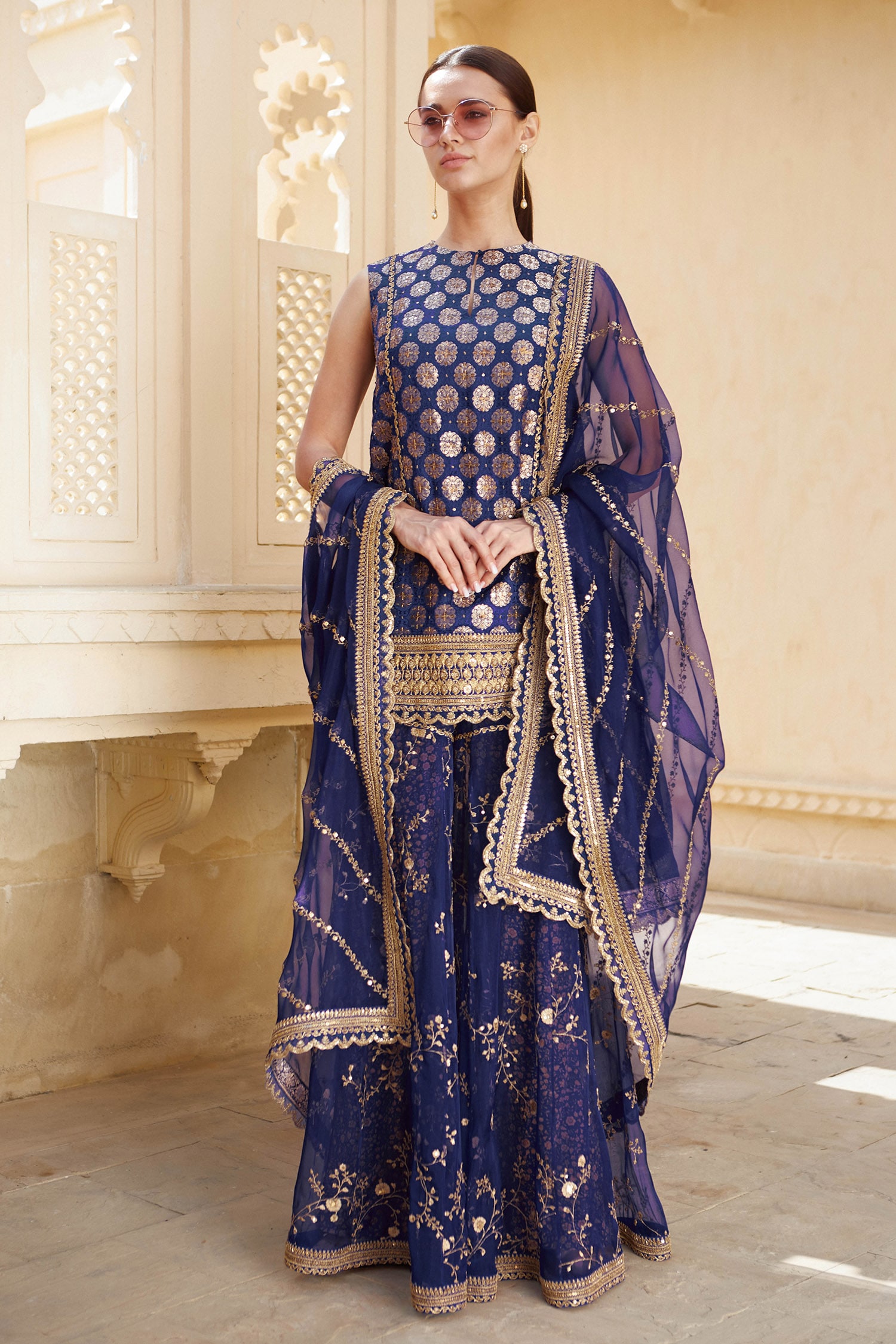lehenga type sharara