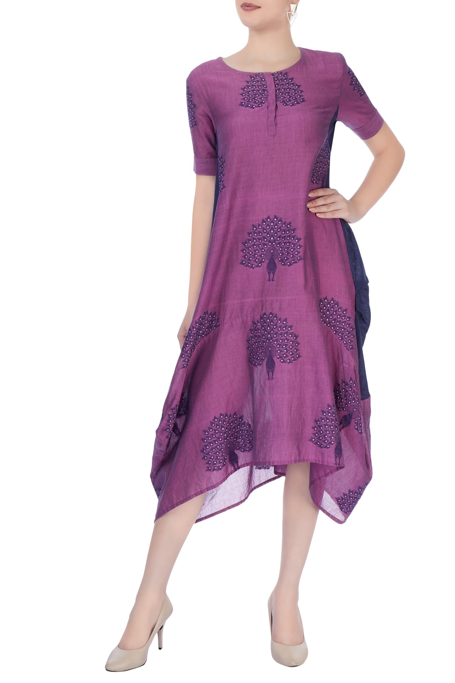 Sayantan Sarkar Purple Printed Tunic
