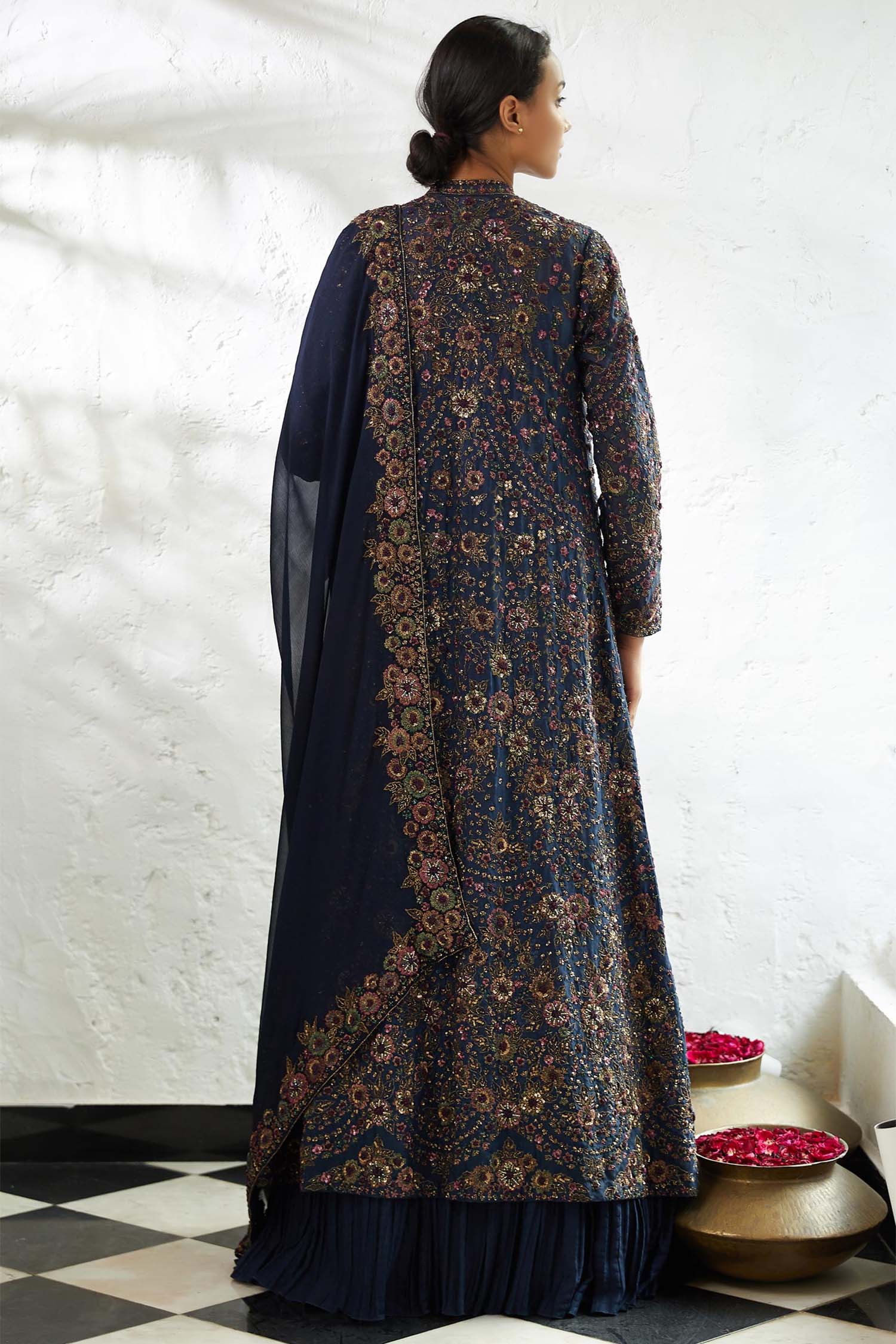 Buy Embroidered Jacket Kurta Set by Nakul Sen at Aza Fashions