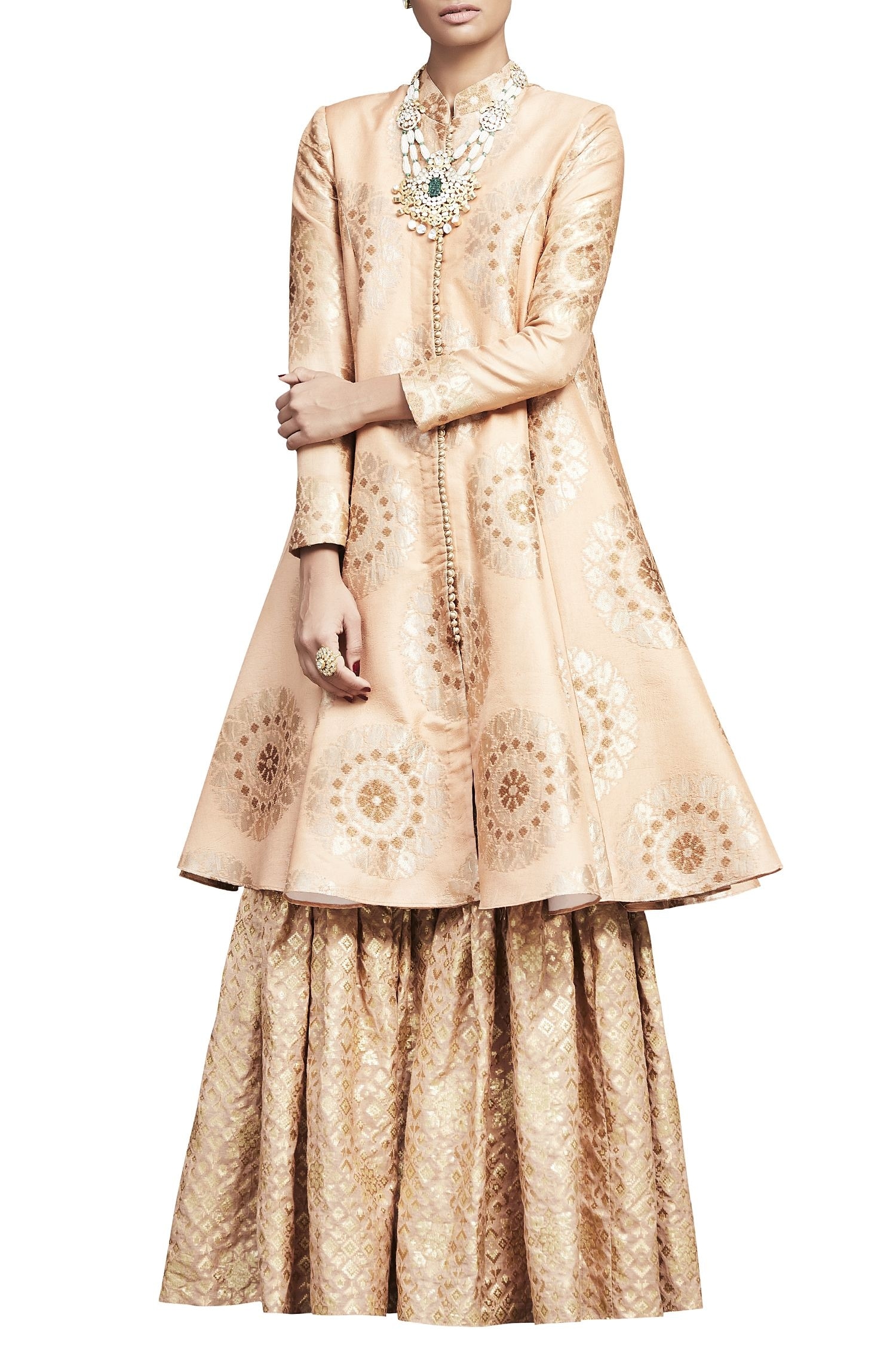 banarasi silk gharara