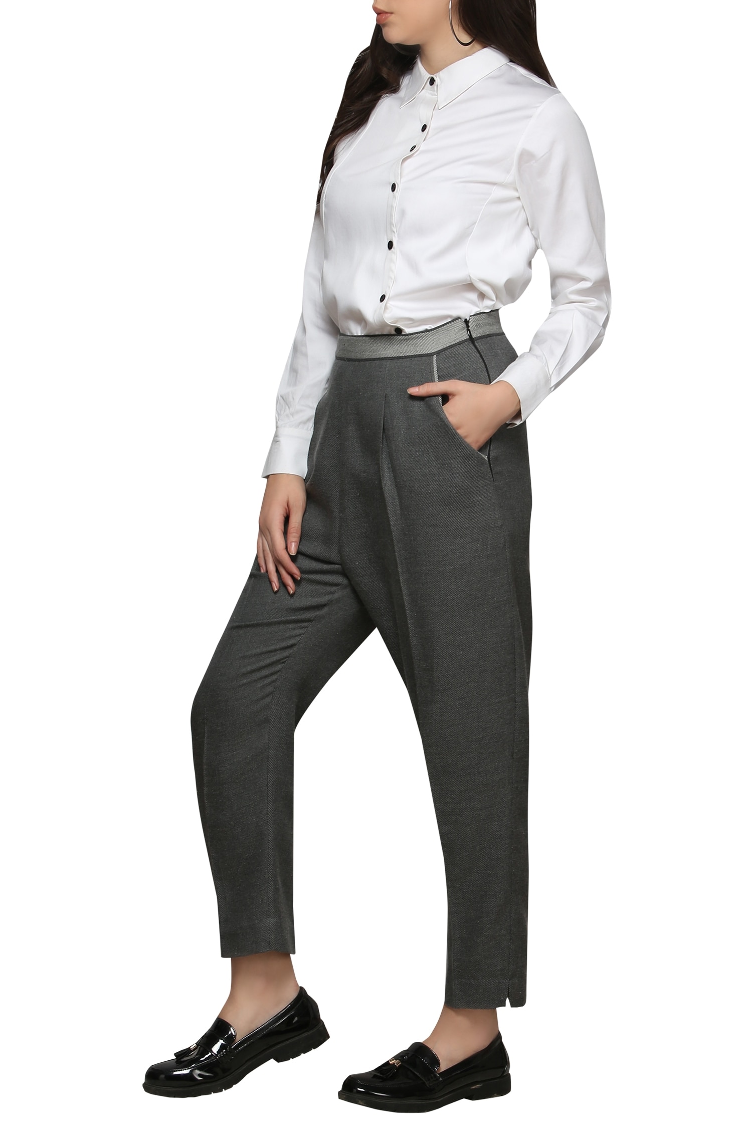 straight fit pants womens