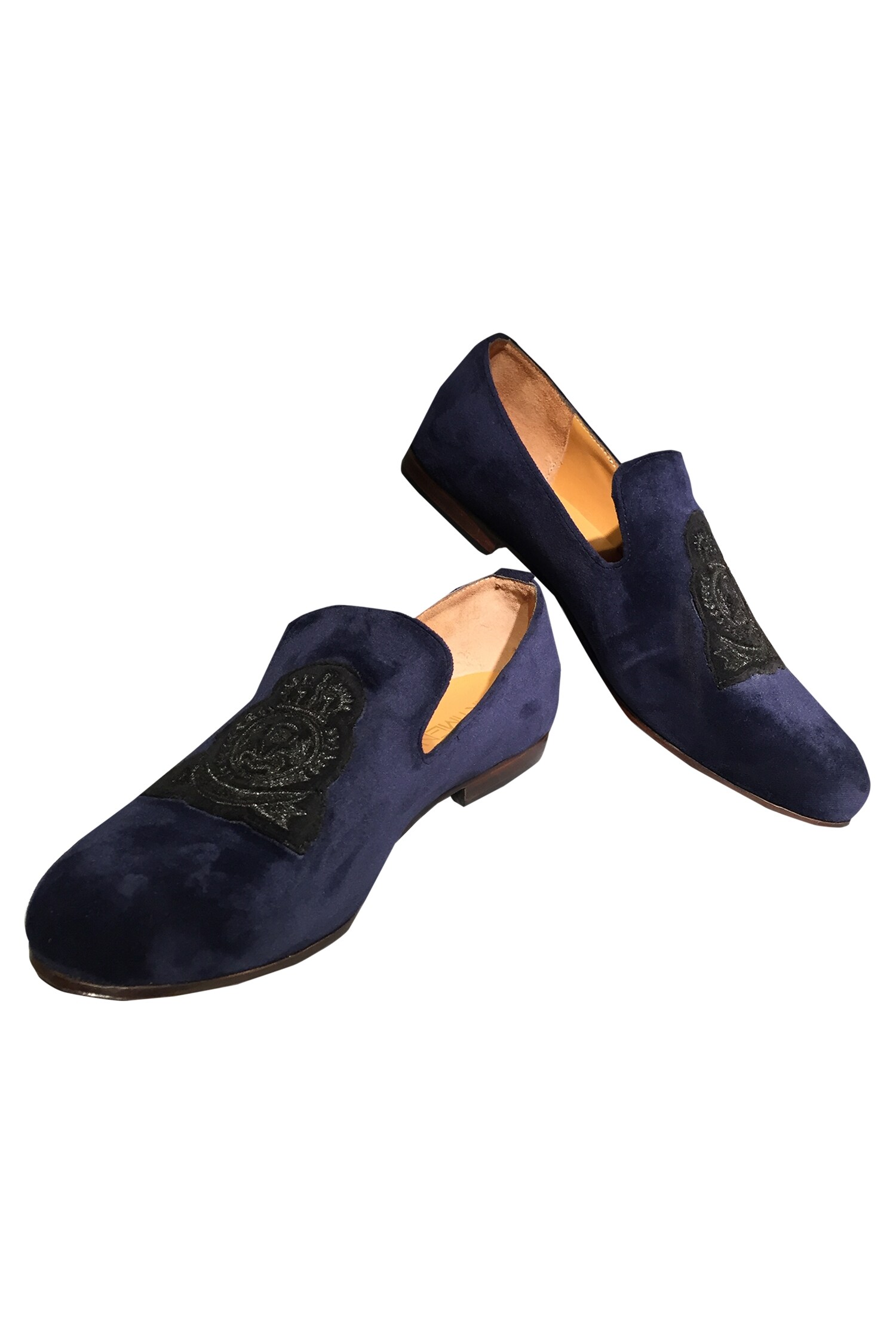 Casual Shoes Mens Blue Velvet Loafers at Best Price in Agra  MS Mouly  Footwear