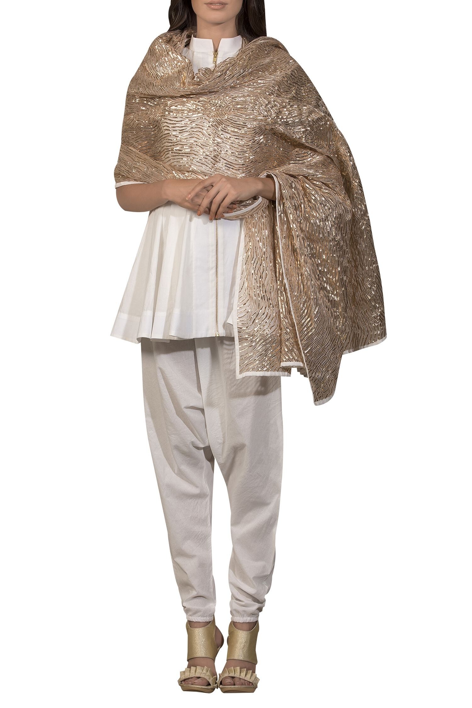 dhoti short frock design