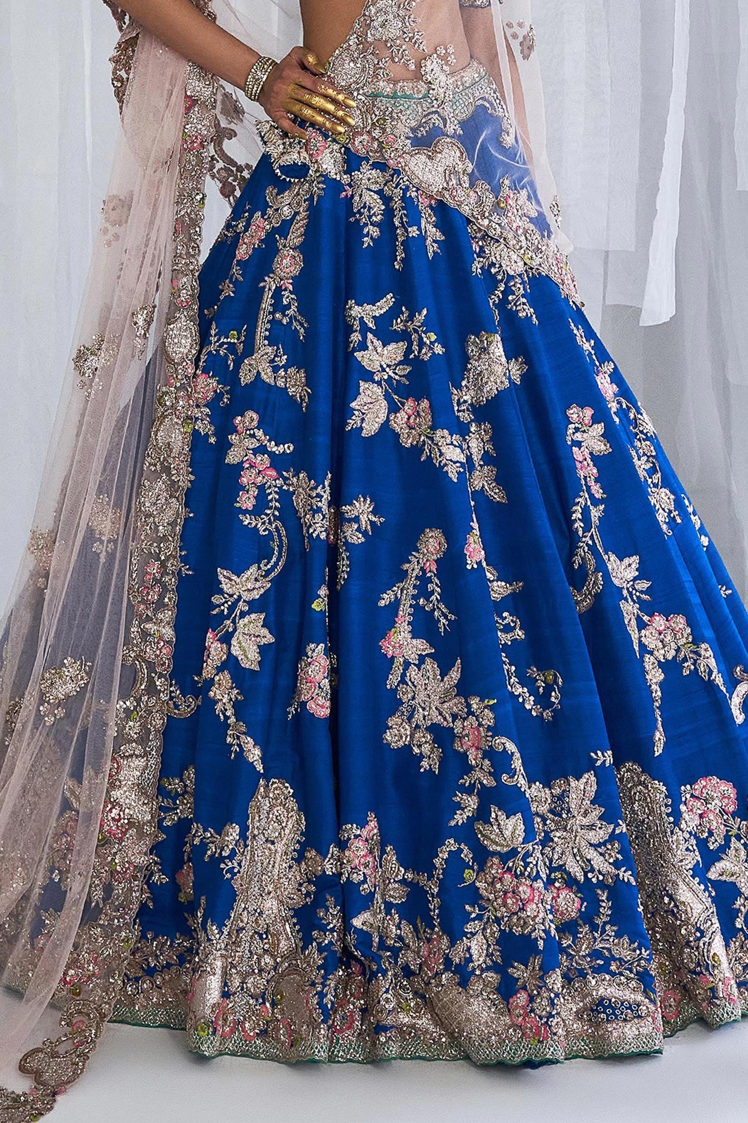 JCL Embroidery Bridal Lehenga at best price in Jaipur