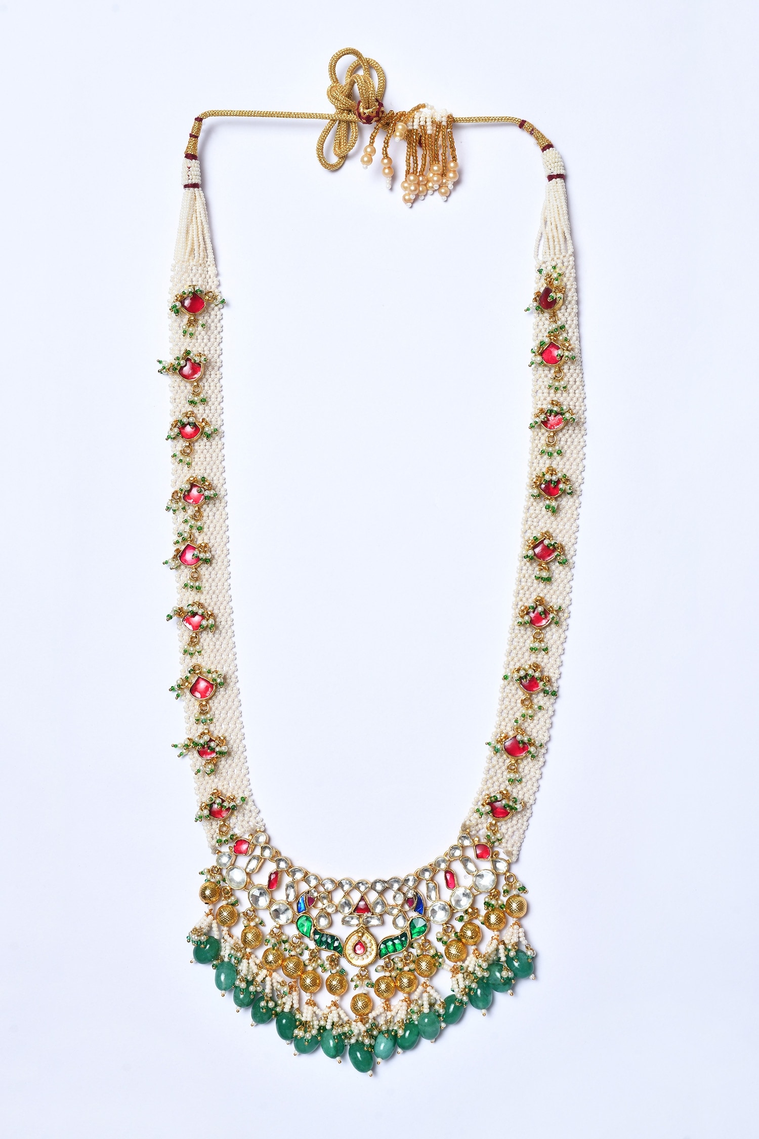 Marvelous Design One Side Pendal Long Necklace Set, अर्टिफिशियल नेकलैस सेट  - Lookethnic Handicrafts LLP, Mumbai
