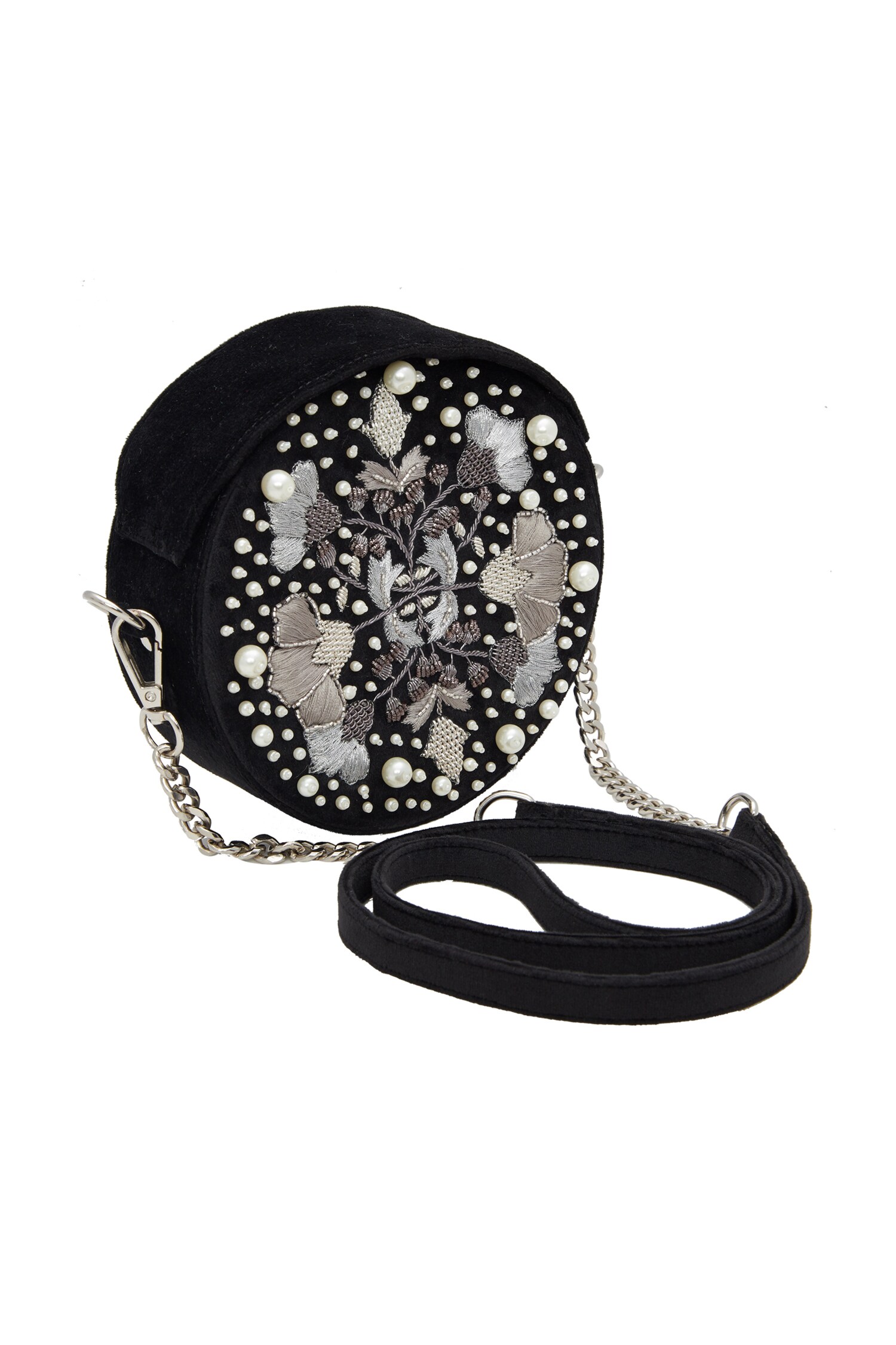 Buy The Right Sided x Ridhi Mehra Embroidered Round Crossbody Bag