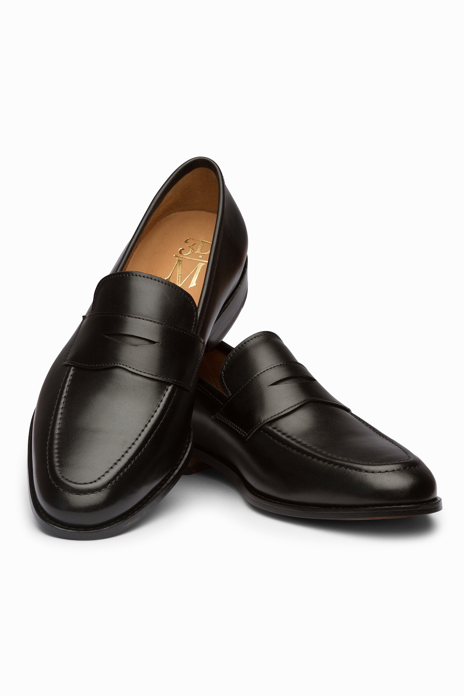 Buy Black Penny Loafers For Men by 3DM LIFESTYLE Online at Aza Fashions.