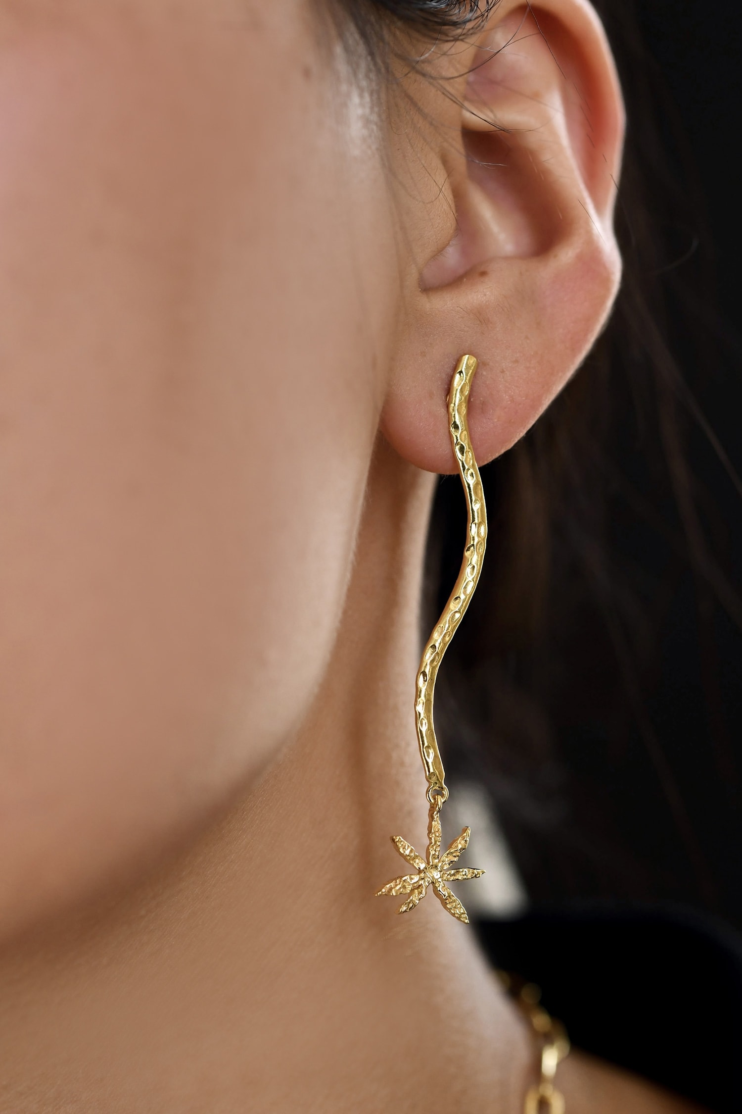 fcity.in - Twinkling Rose Gold Plated Chic Earrings