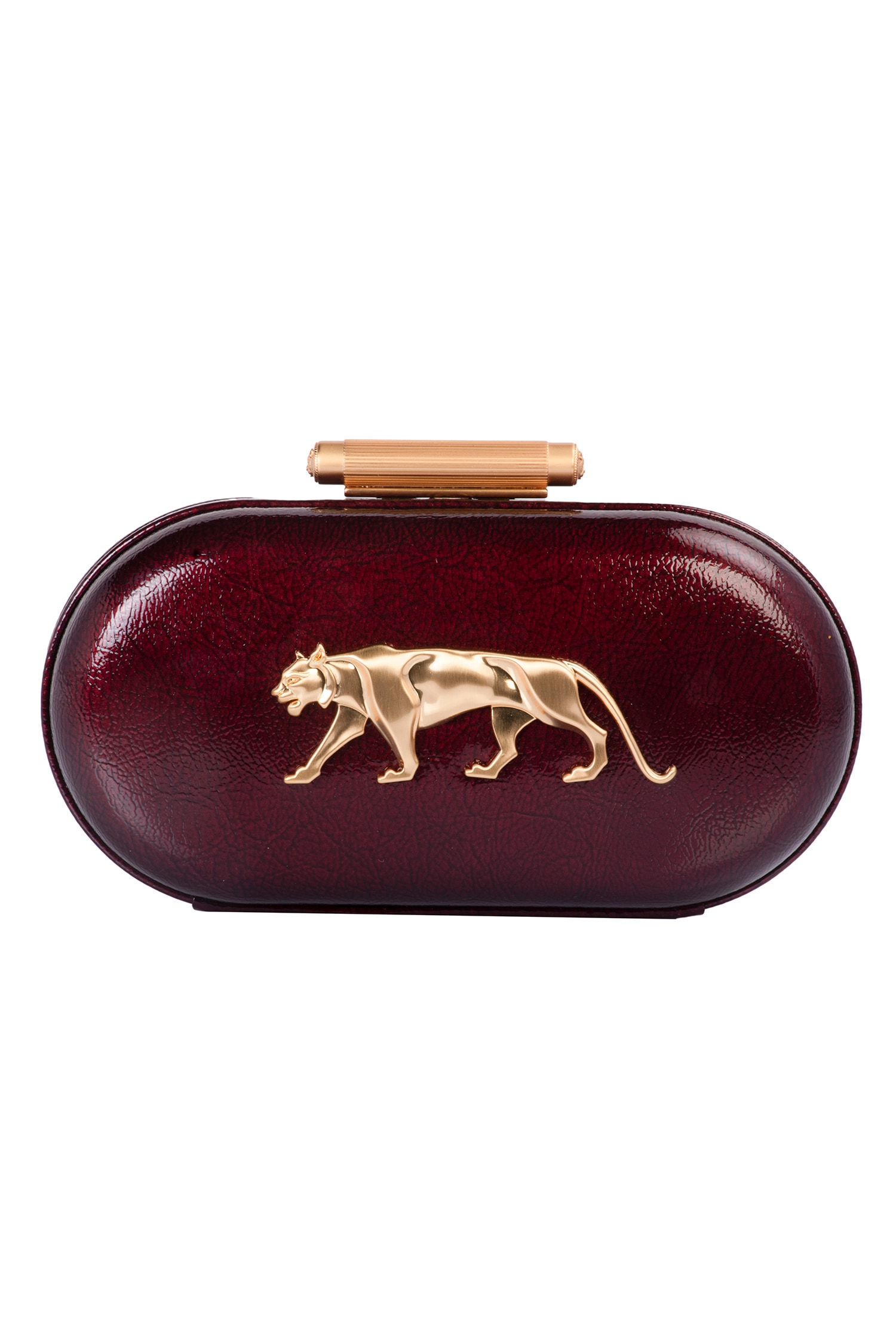 Sabyasachi Mulberry - Purple Embellished The Royal Bengal Minaudiere Clutch