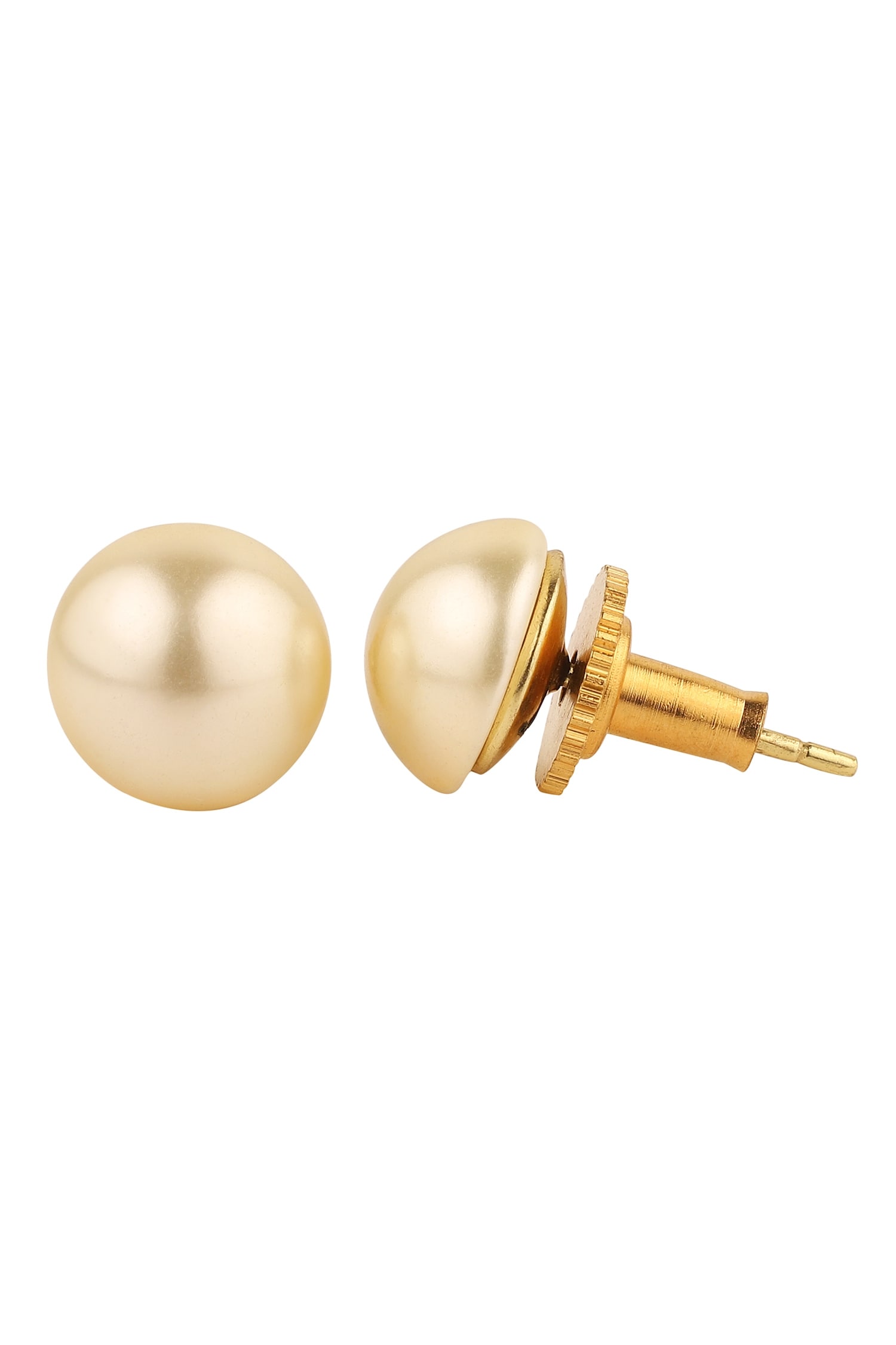 Estele Gold Plated Cotton Pearl Stud Earrings for Girls and Women Buy  Estele Gold Plated Cotton Pearl Stud Earrings for Girls and Women Online at  Best Price in India  Nykaa