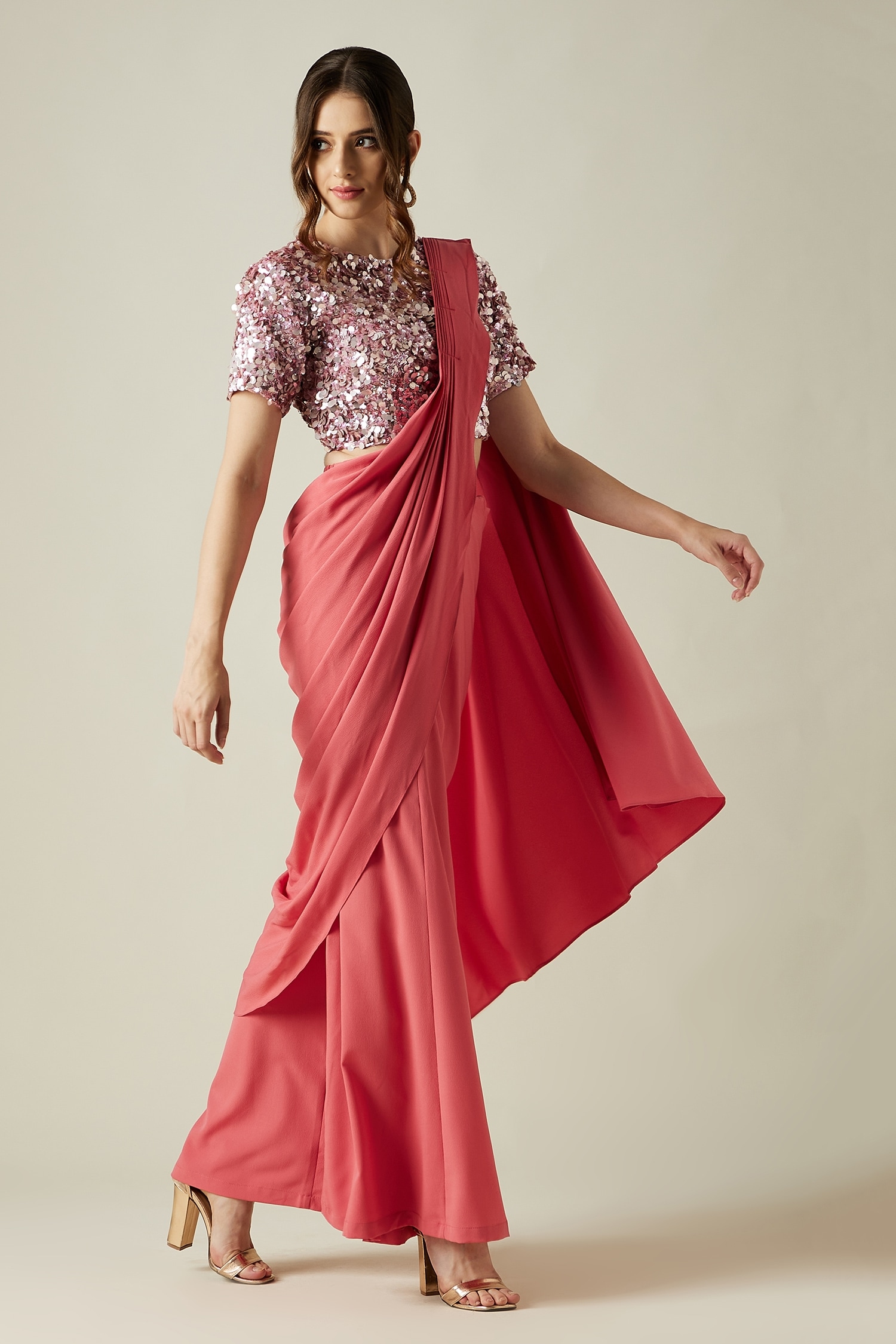 Latest Palazzo Saree Collection – Fabdia