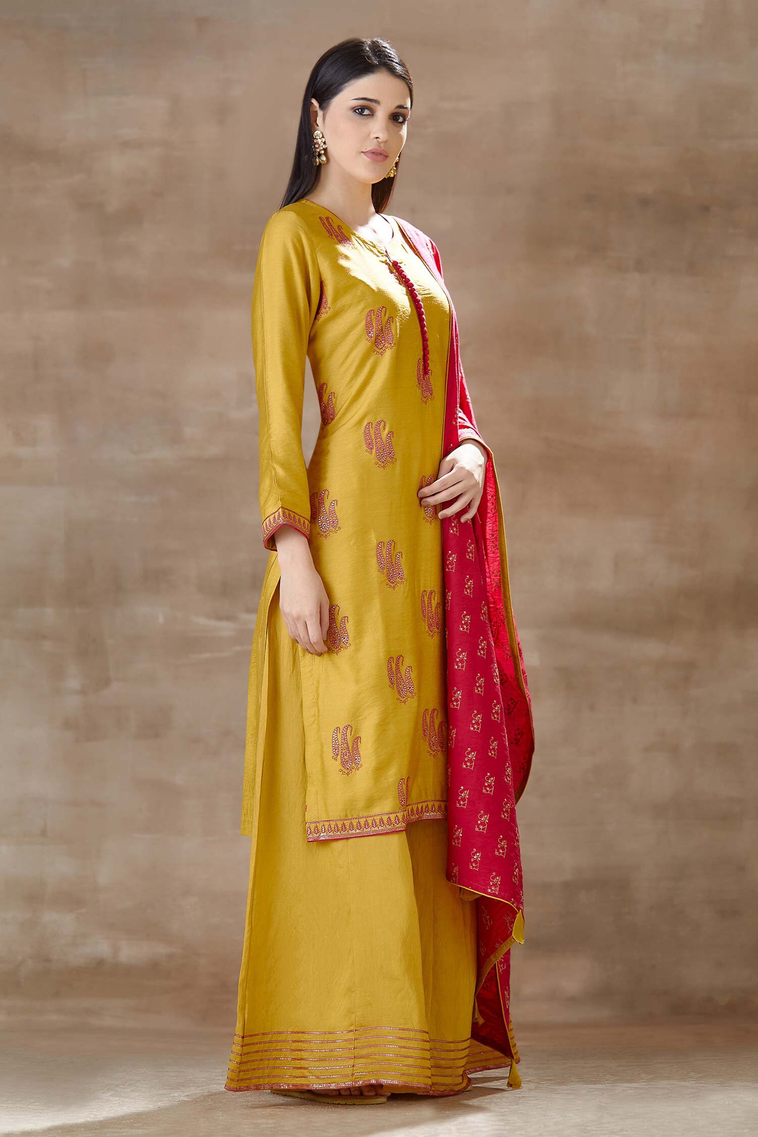 fancy sharara kurti