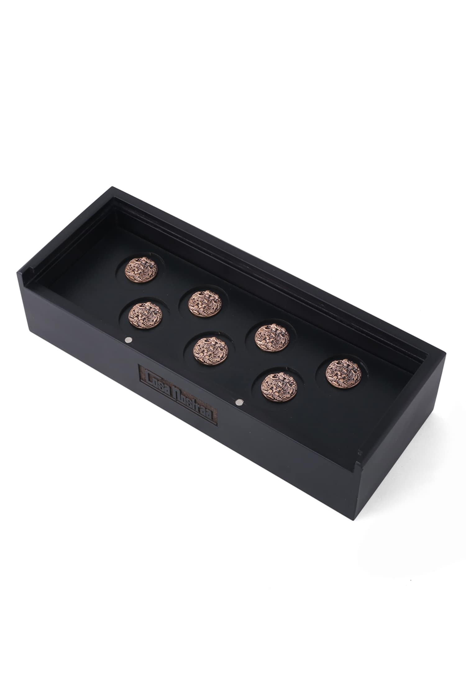 Cosa Nostraa Gold Plated Military Merit Buttons Set Of 7