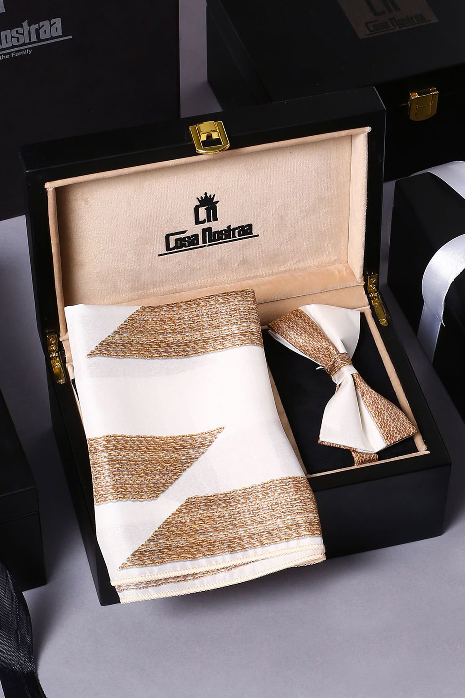 Cosa Nostraa White Printed The Bohemian Black Box
