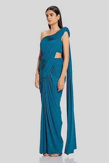 gaurav gupta blue dress Gaurav gupta blue sculpted gown – Kuro