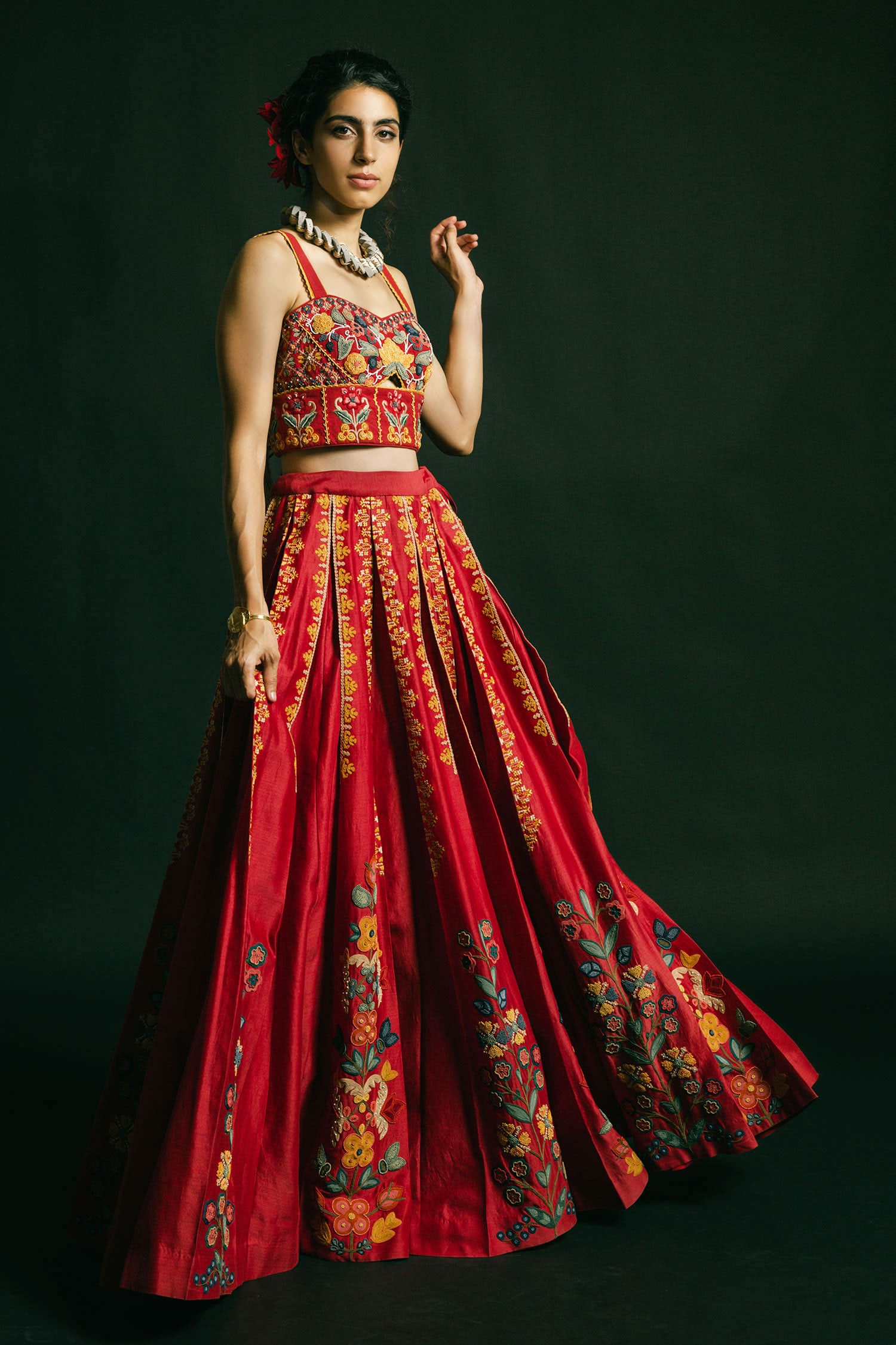 Box pleated gown | Classy dress outfits, Long gown design, Anarkali dress  pattern