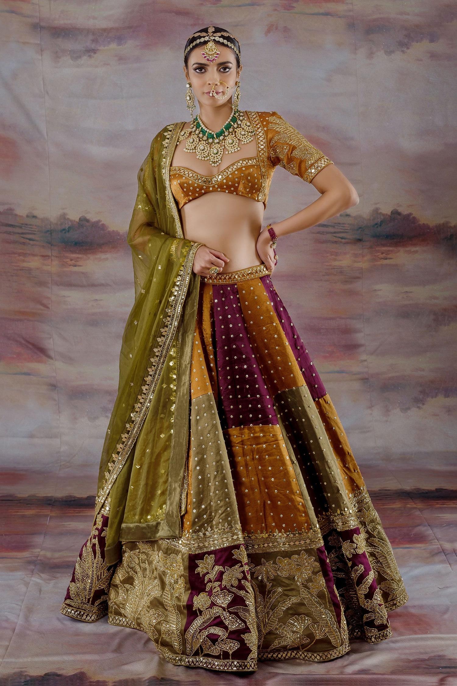 dazzles lehenga
