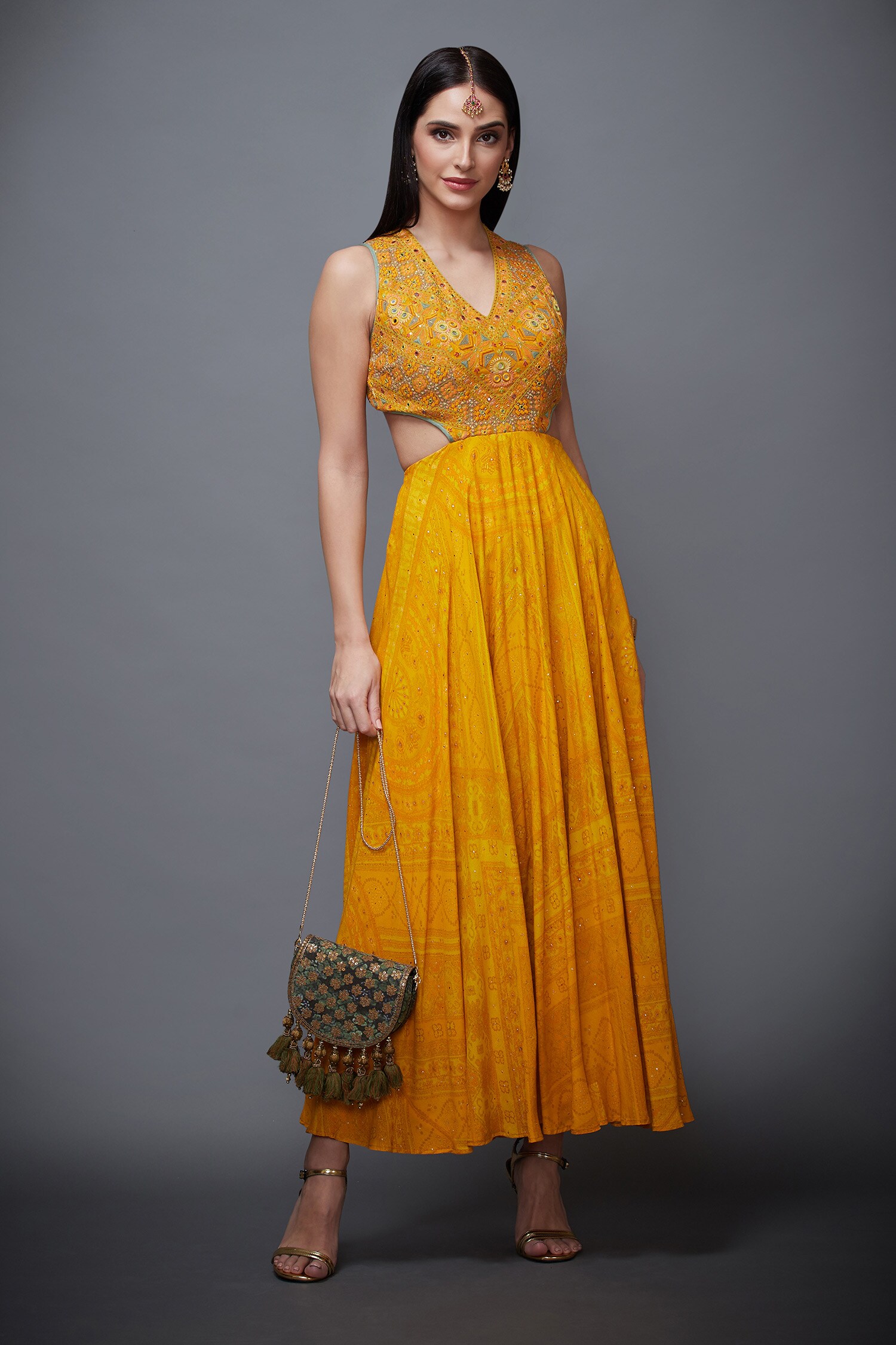 ritu kumar yellow dress