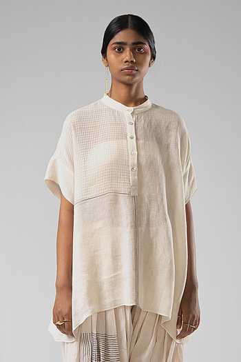 Buy Urvashi Kaur Asymmetric Short Tunic 