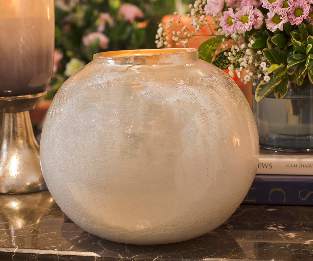 Buy Elm & Oak Melia Hurricane Candle Holder Online Aza Fashions