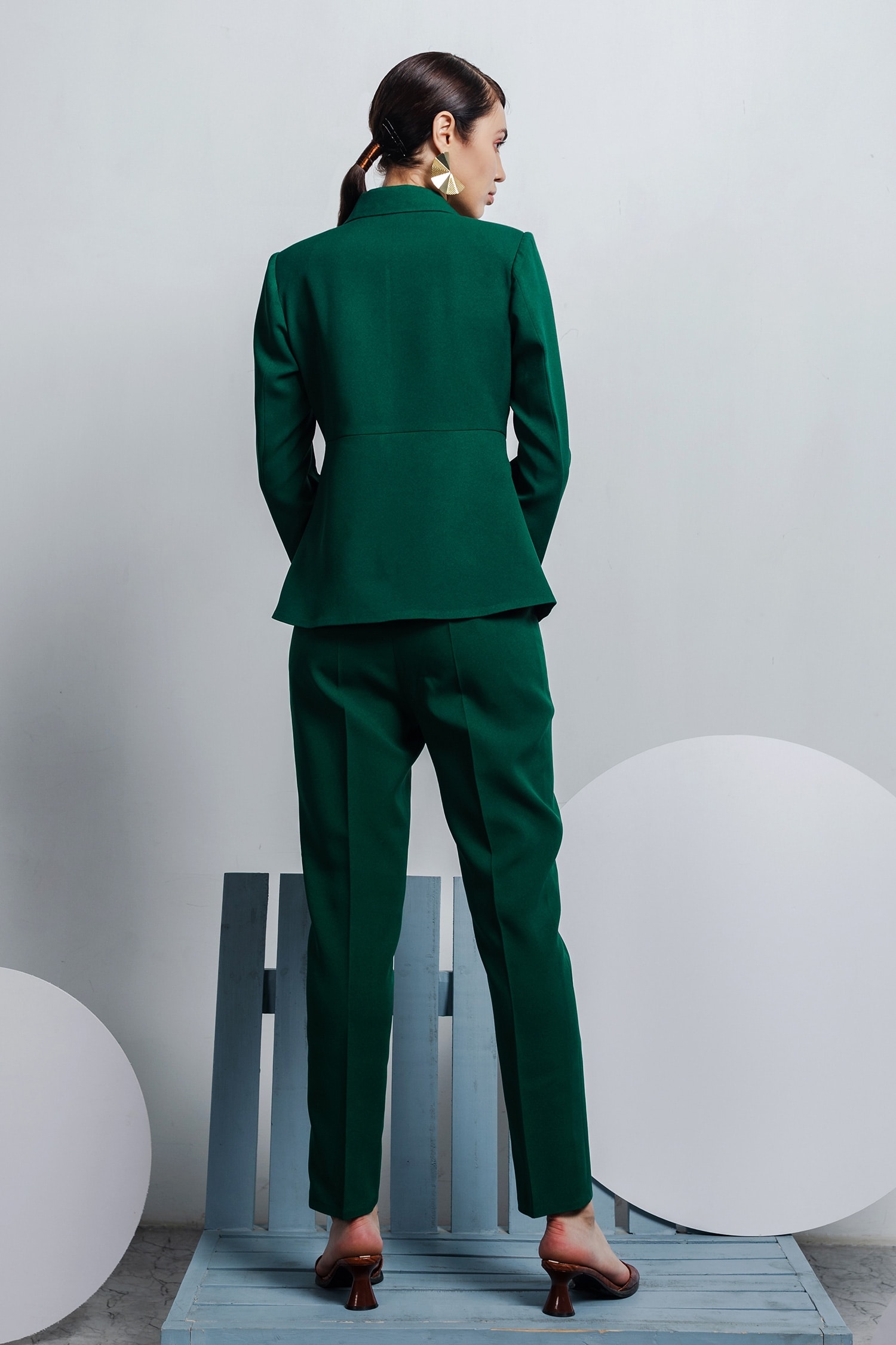 Emerald Green Suit for Women