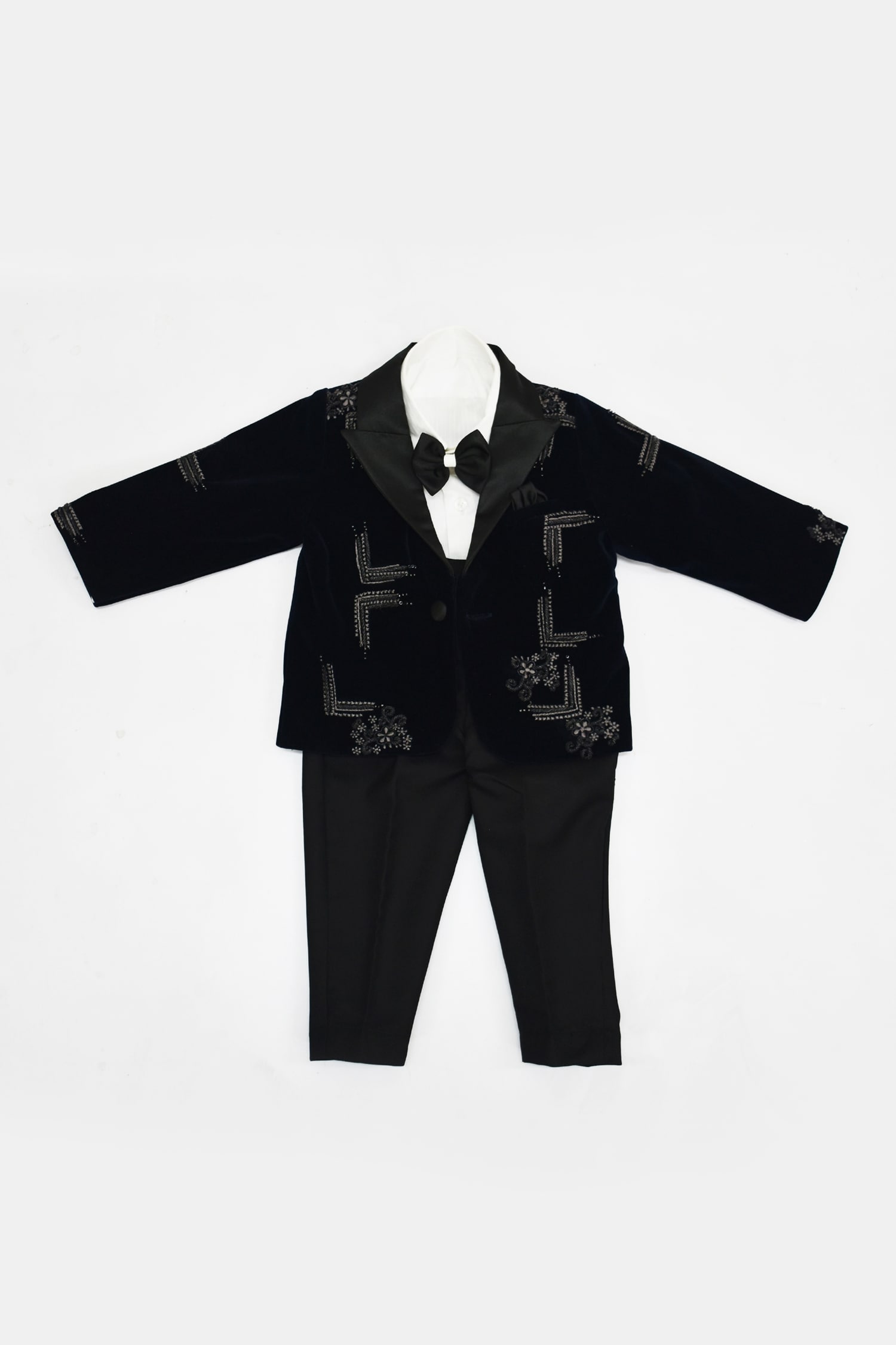 Kids hot sale velvet suit