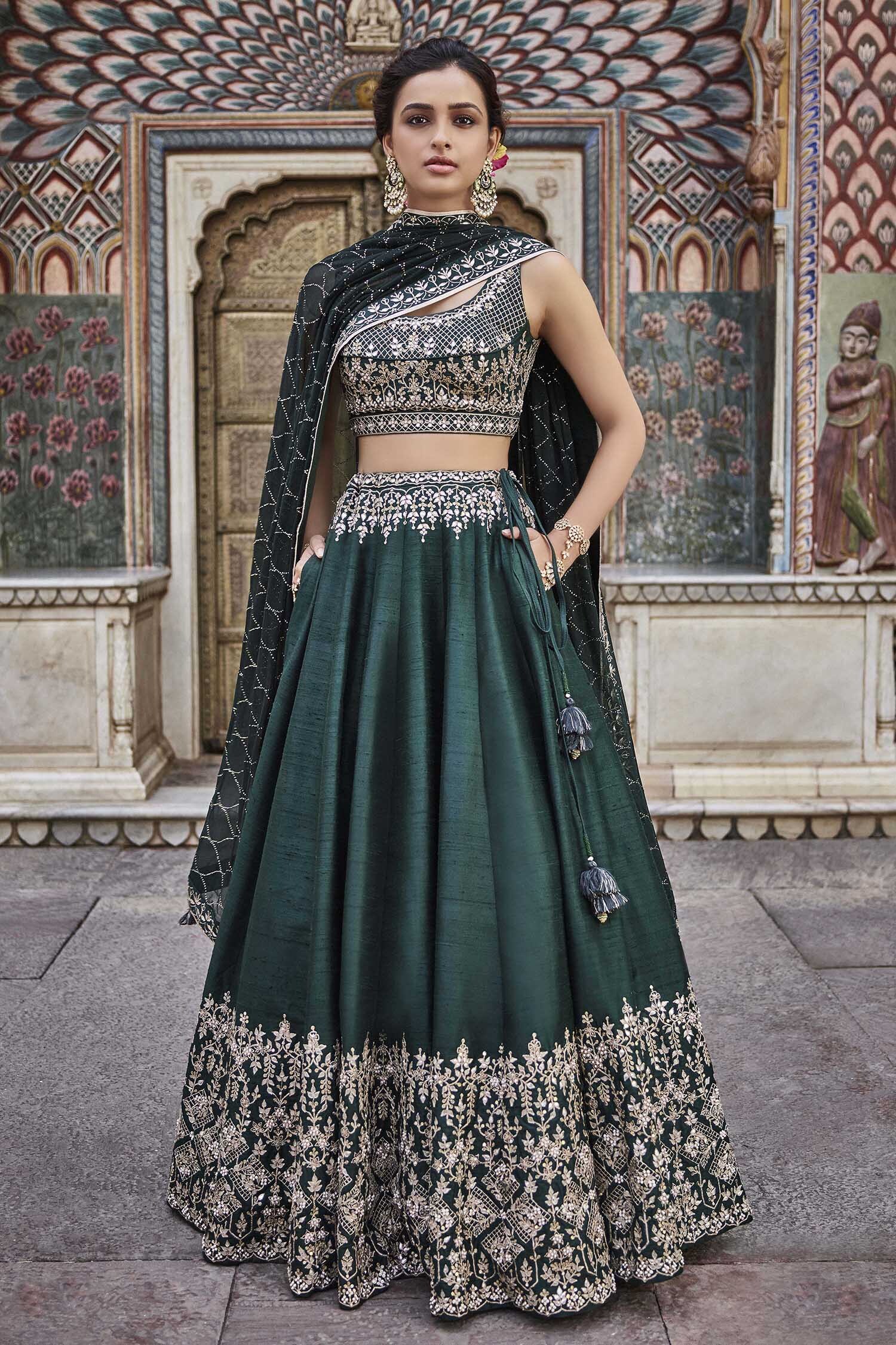 dangri lehenga