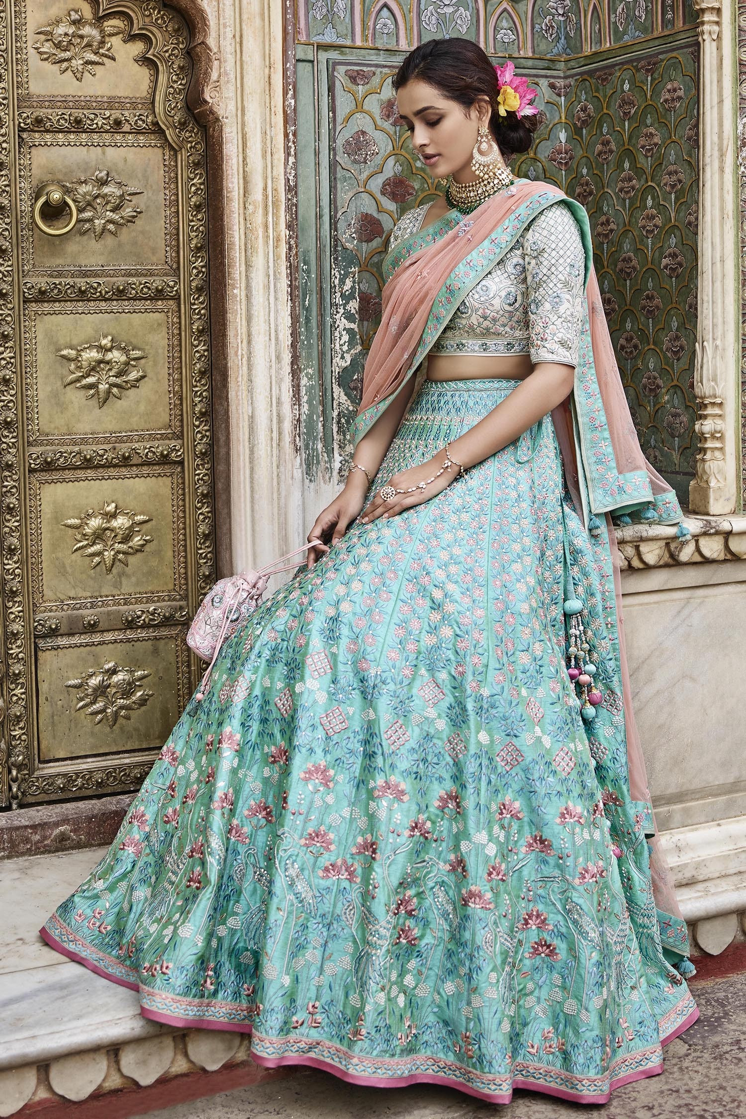 Buy Anita Dongre Rijika Lehenga Online | Aza Fashions