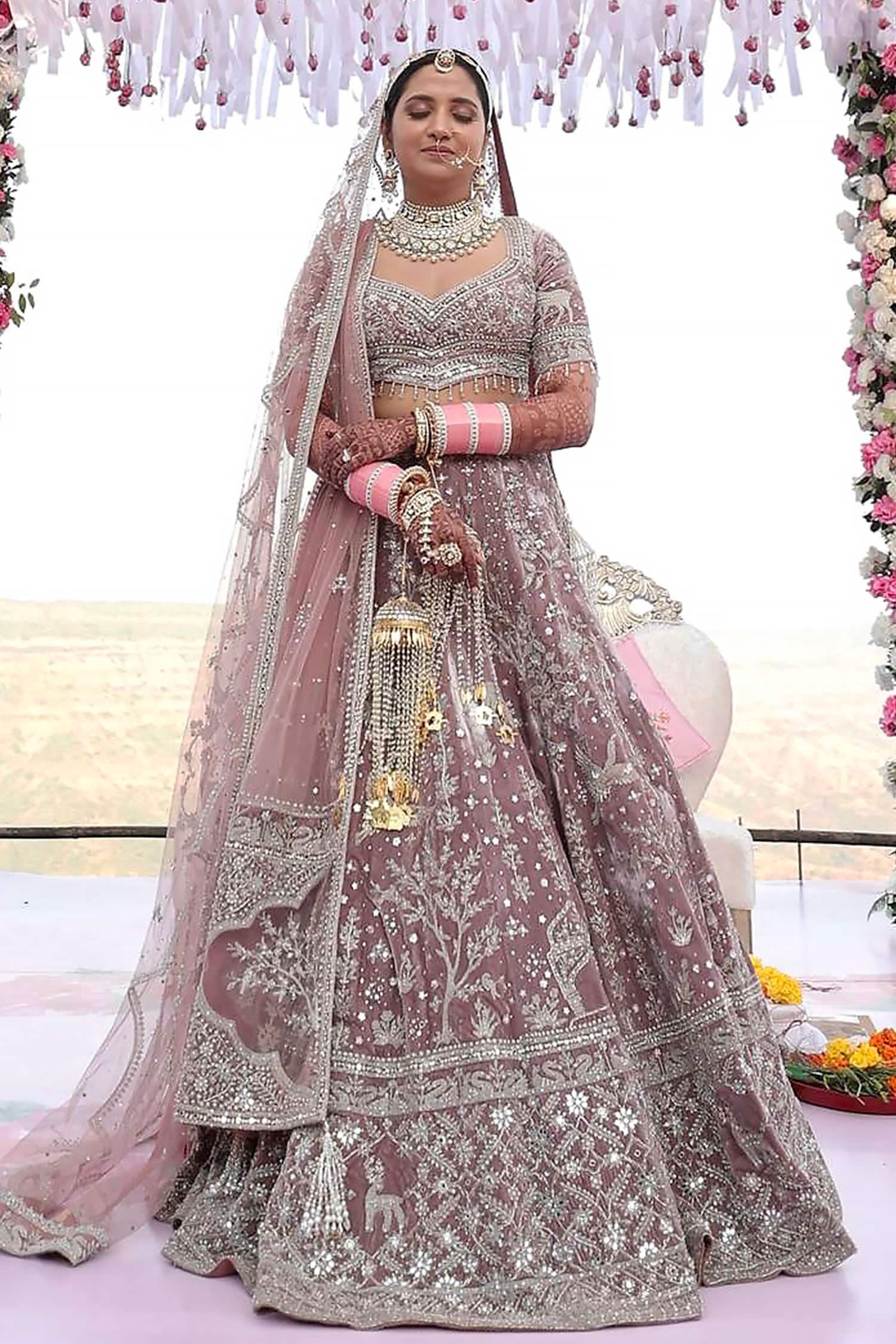 51 Pink Bridal Lehenga Designs For Every Kind Of Bride - Wedbook