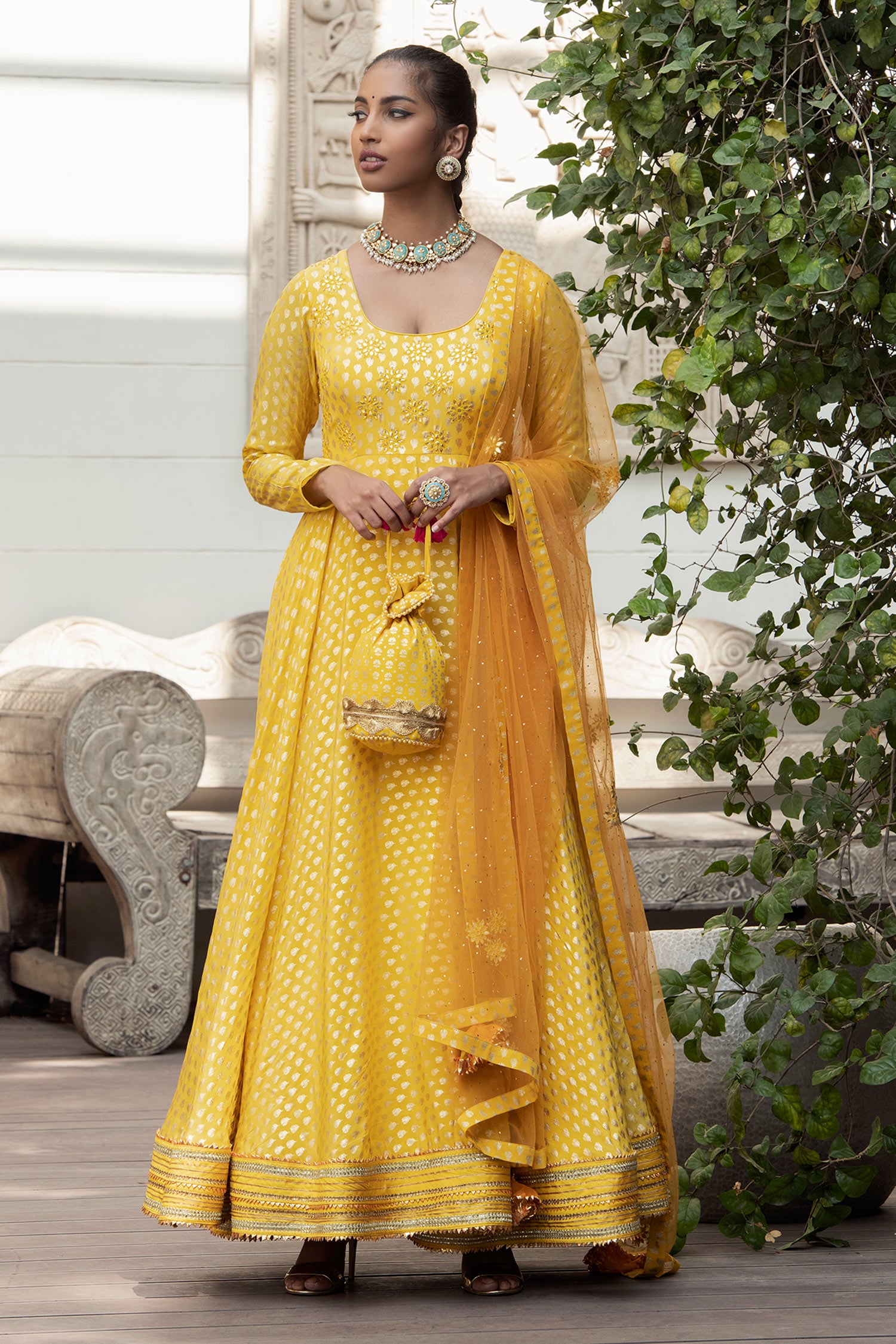 Alia bhatt 2025 yellow anarkali online